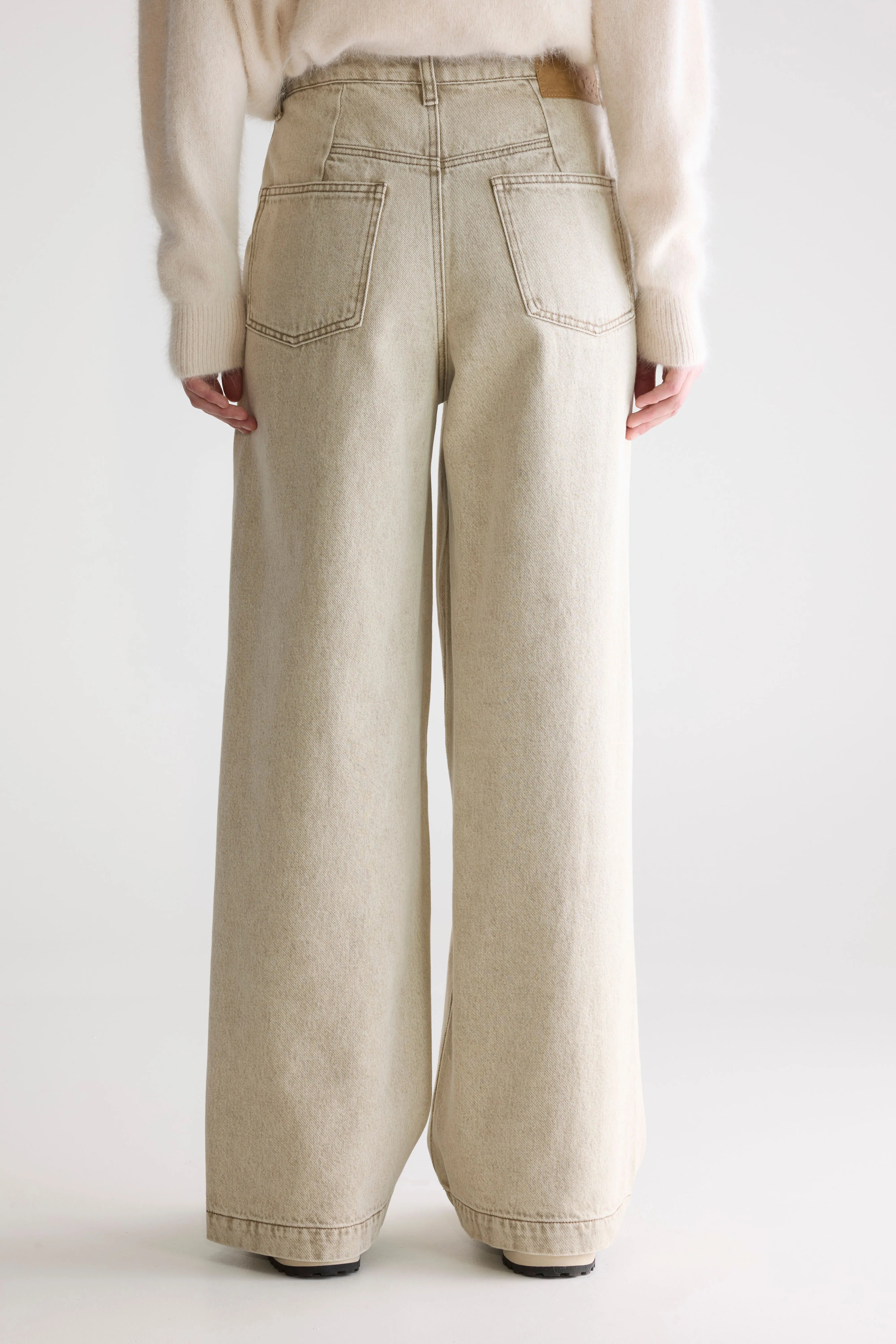 Denim N. 62 Wijde Jeans - Beige snow Voor Dames | Bellerose