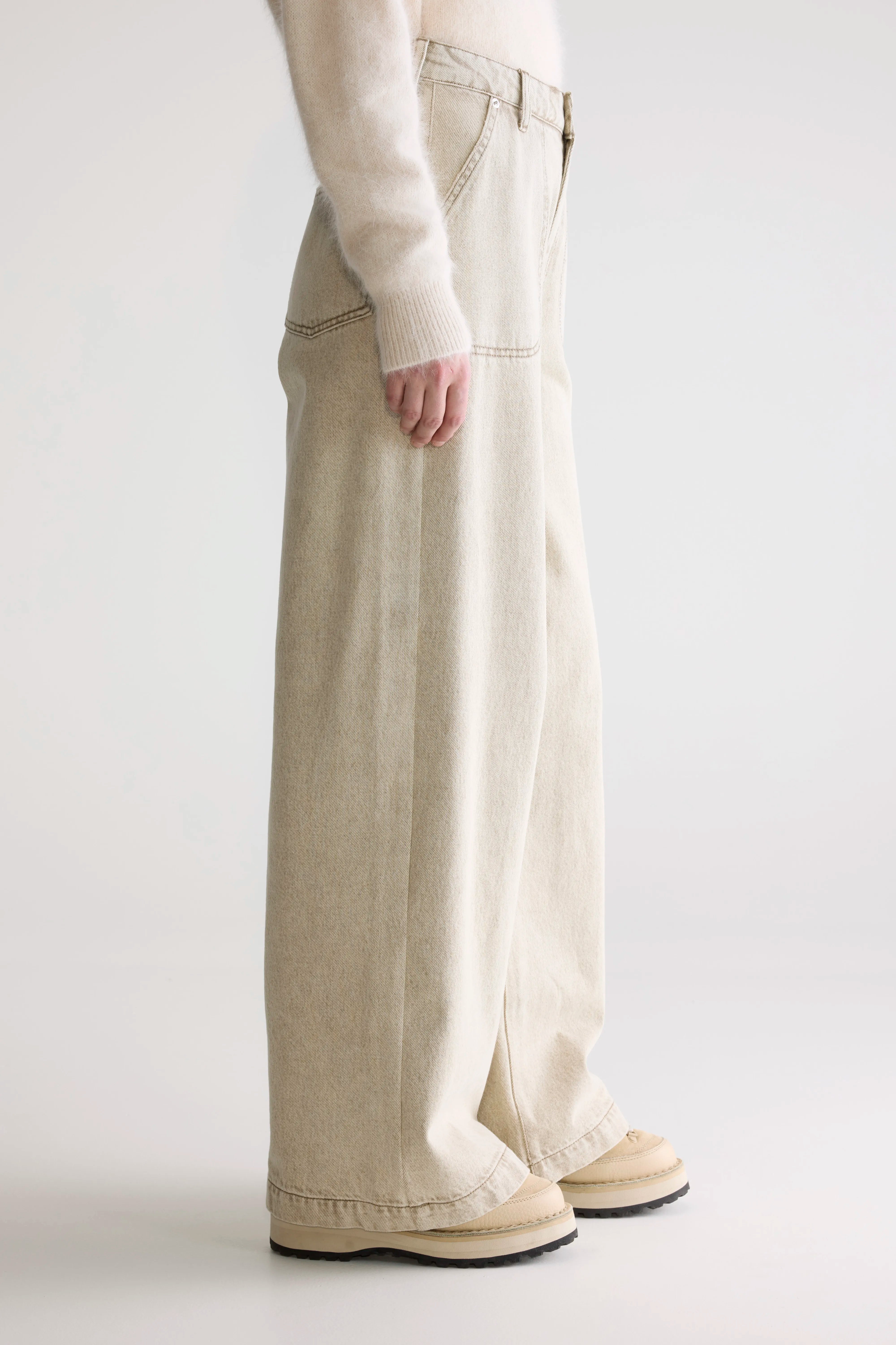Denim N. 62 Wijde Jeans - Beige snow Voor Dames | Bellerose