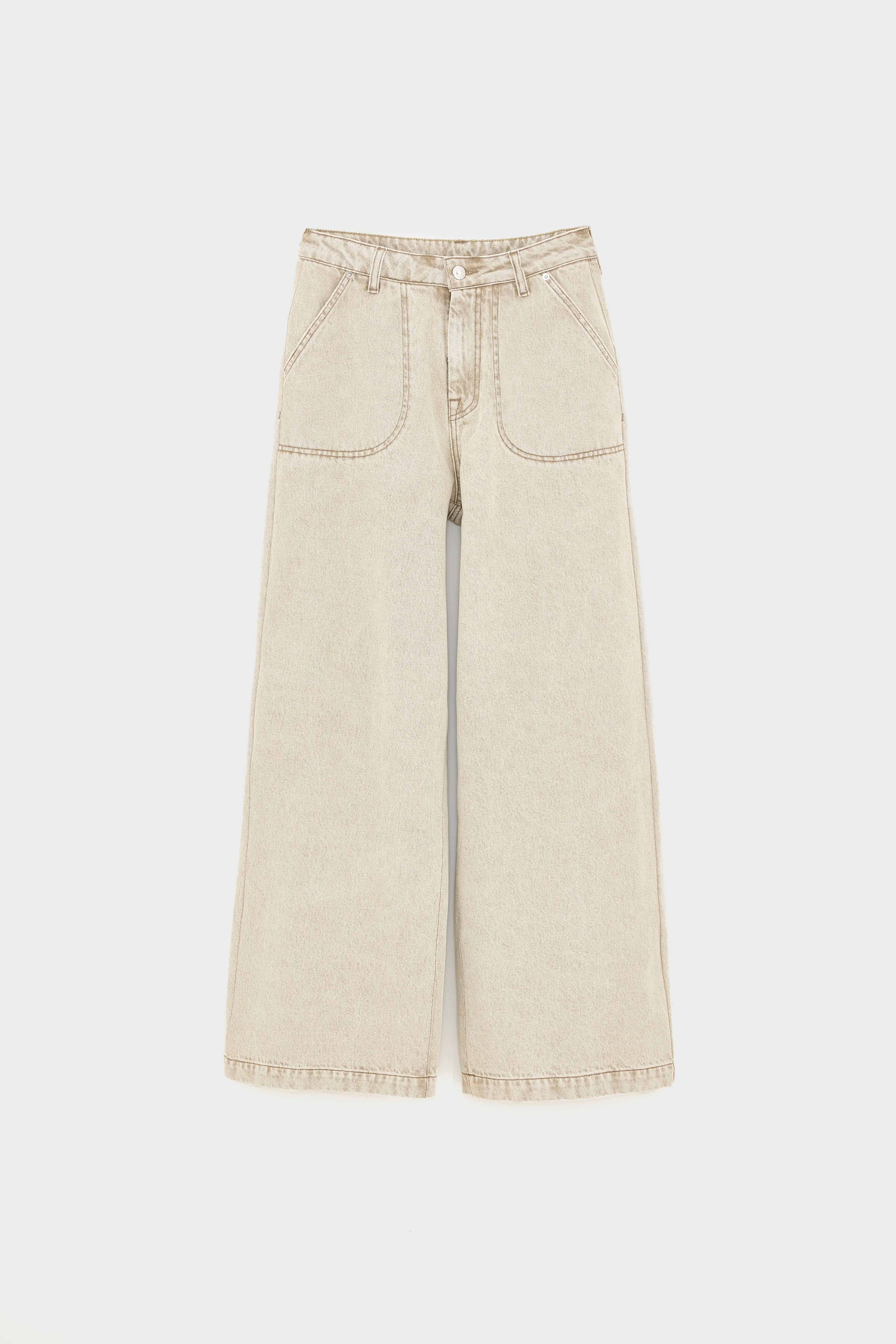Denim N. 62 wide jeans (252 / W / BEIGE SNOW)