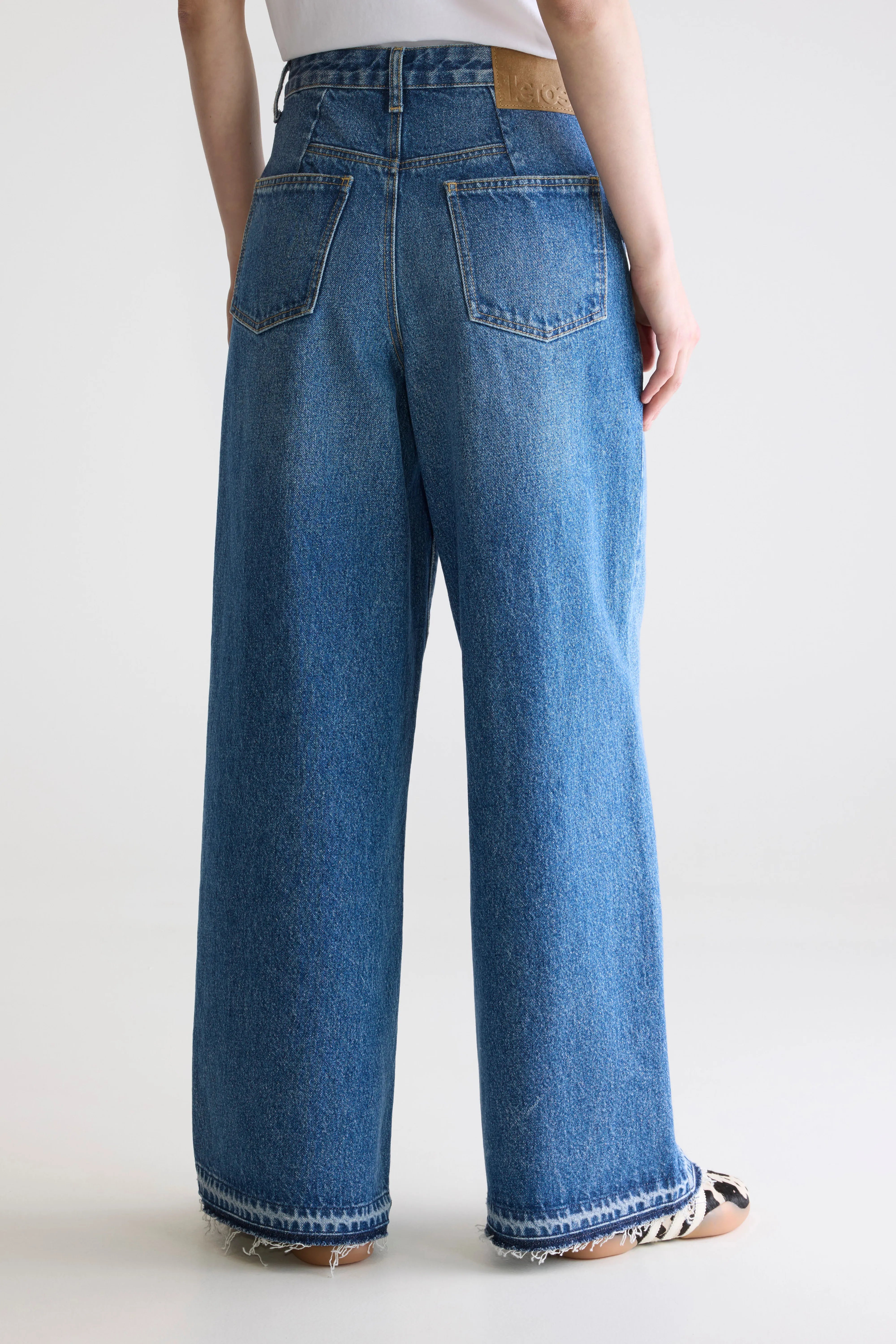 Denim N. 62 Wide Jeans - Blue stone For Women | Bellerose