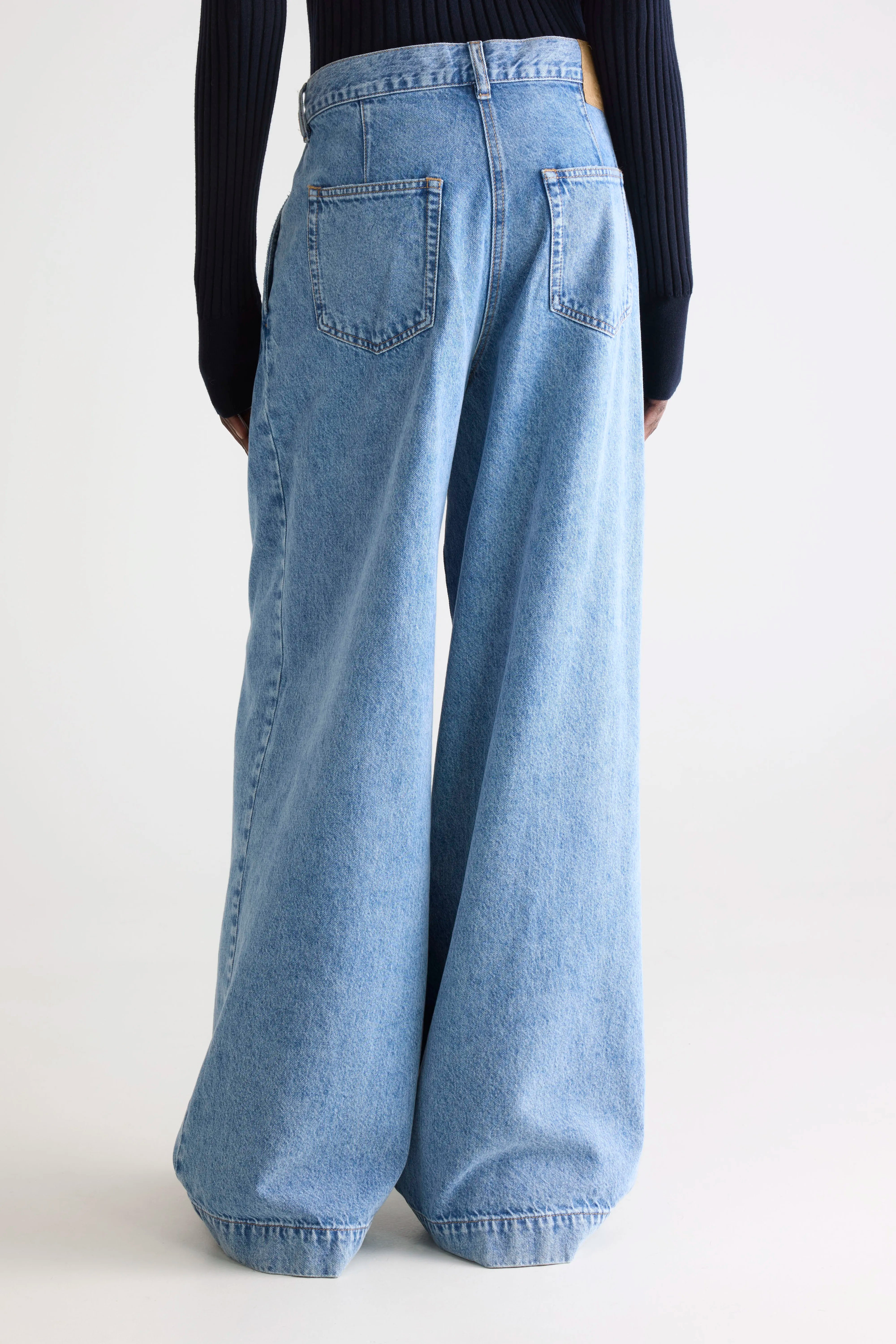 Denim N. 74 super-wide jeans (252 / W / STONE BLUE)