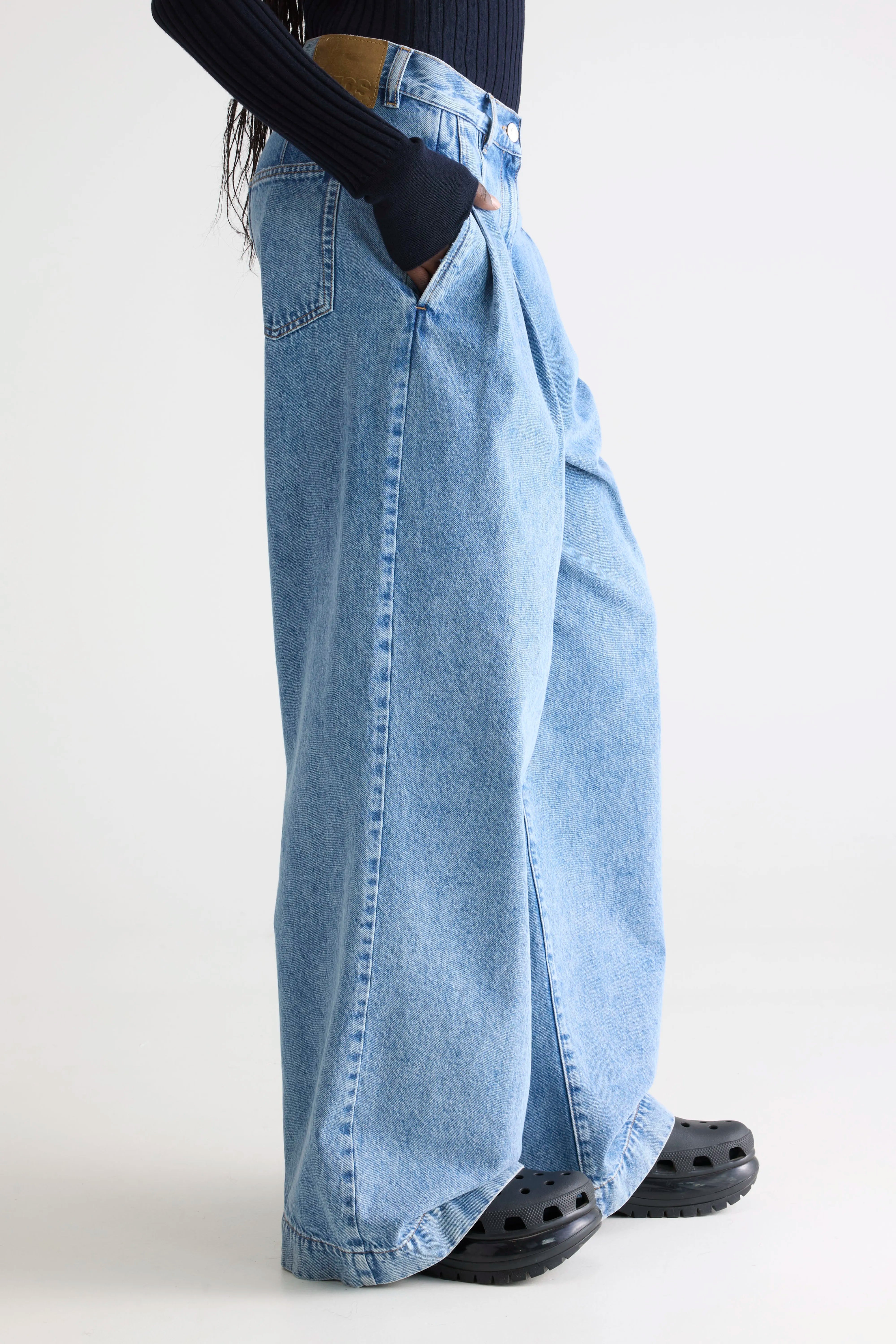 Denim N. 74 super-wide jeans (252 / W / STONE BLUE)