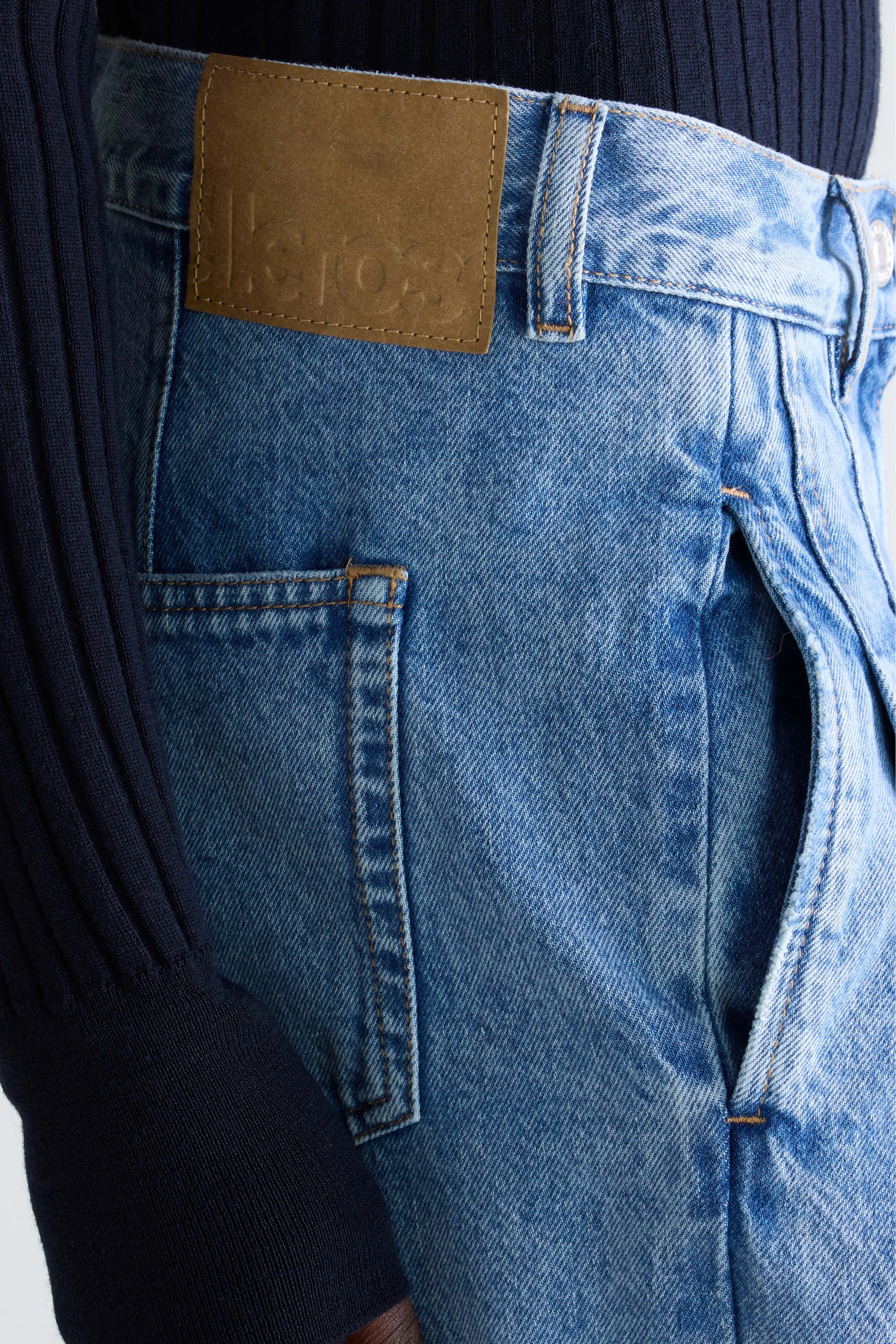 Denim N. 74 super-wide jeans (252 / W / STONE BLUE)