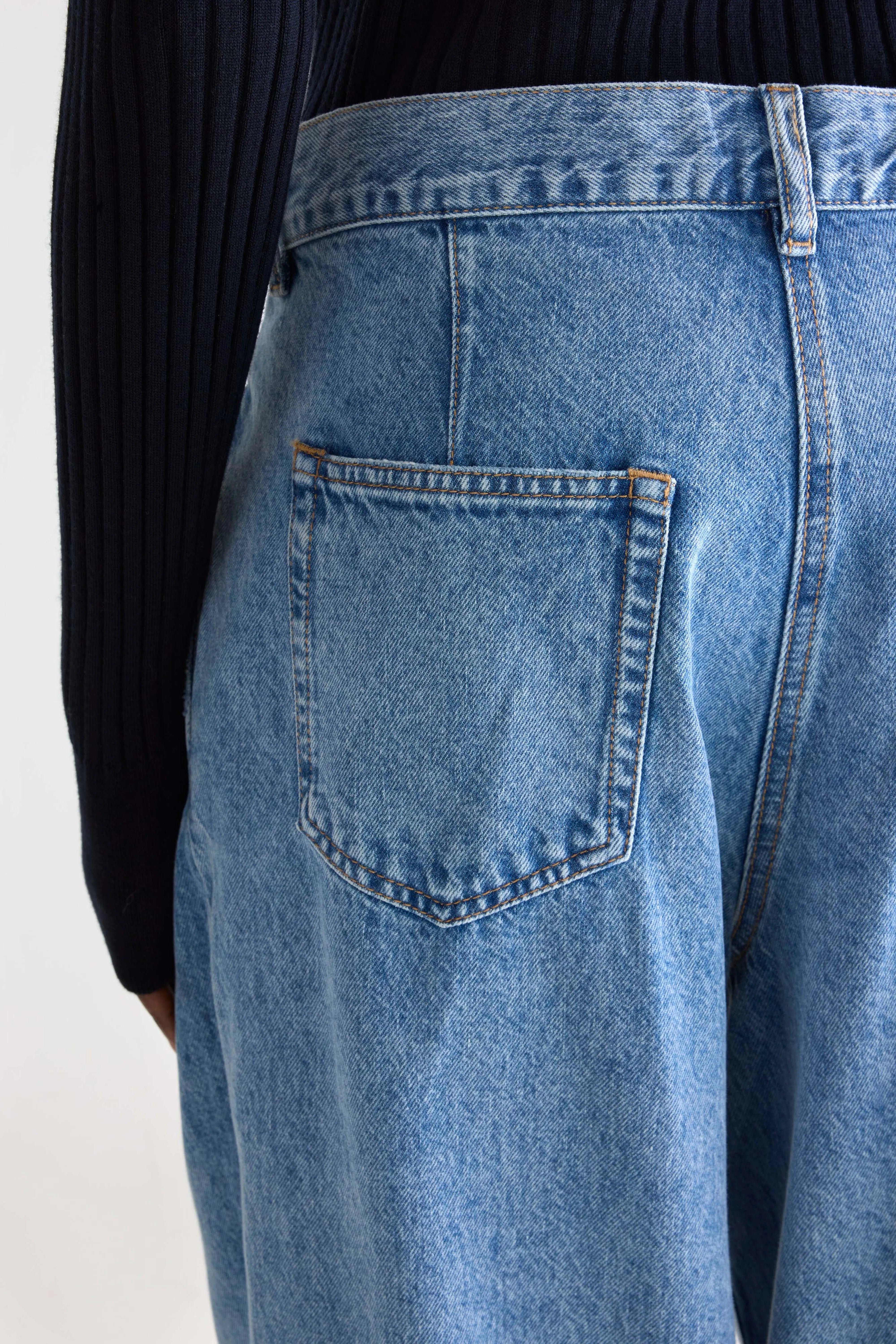 Denim N. 74 super-wide jeans (252 / W / STONE BLUE)