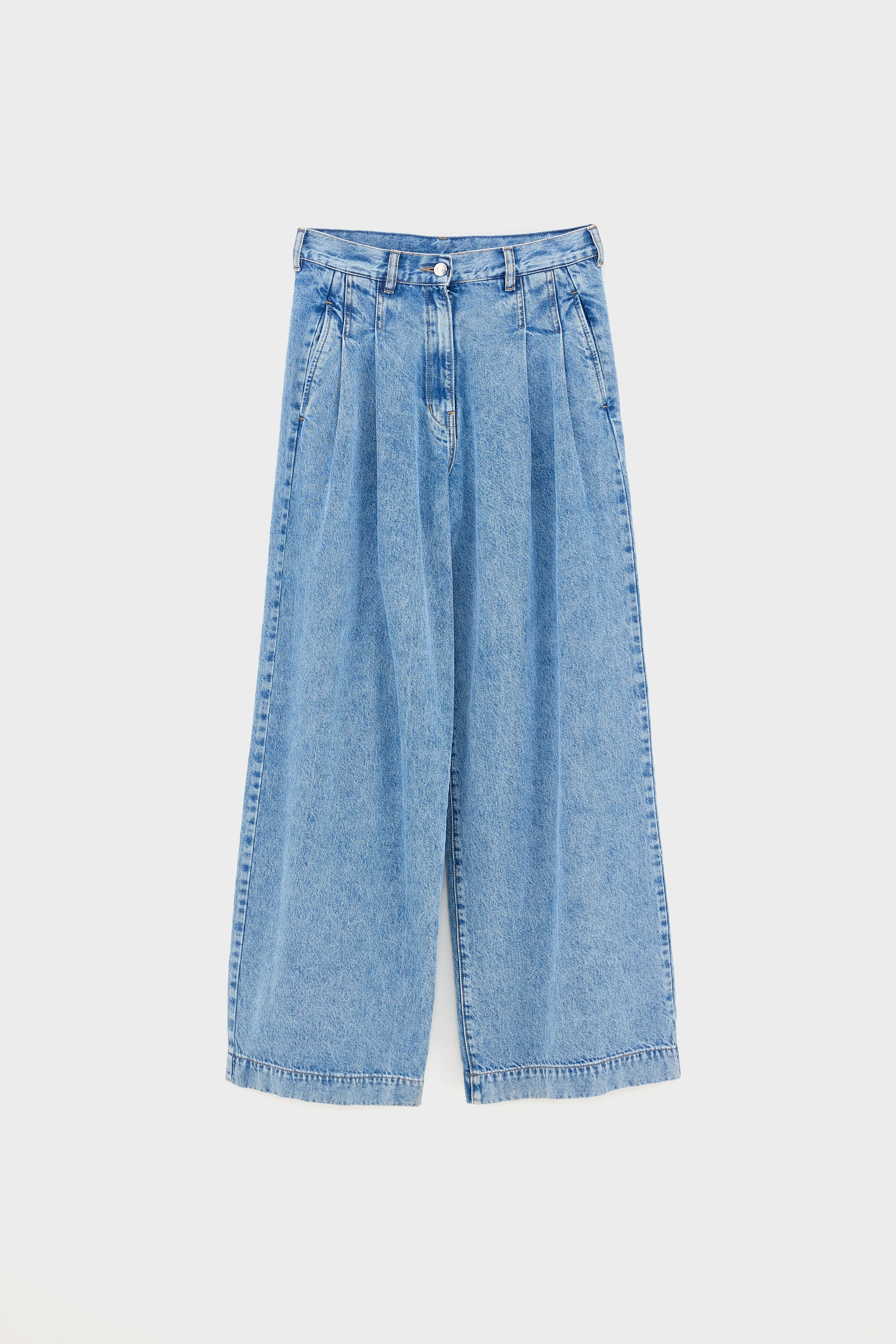 Denim N. 74 super-wide jeans (252 / W / STONE BLUE)