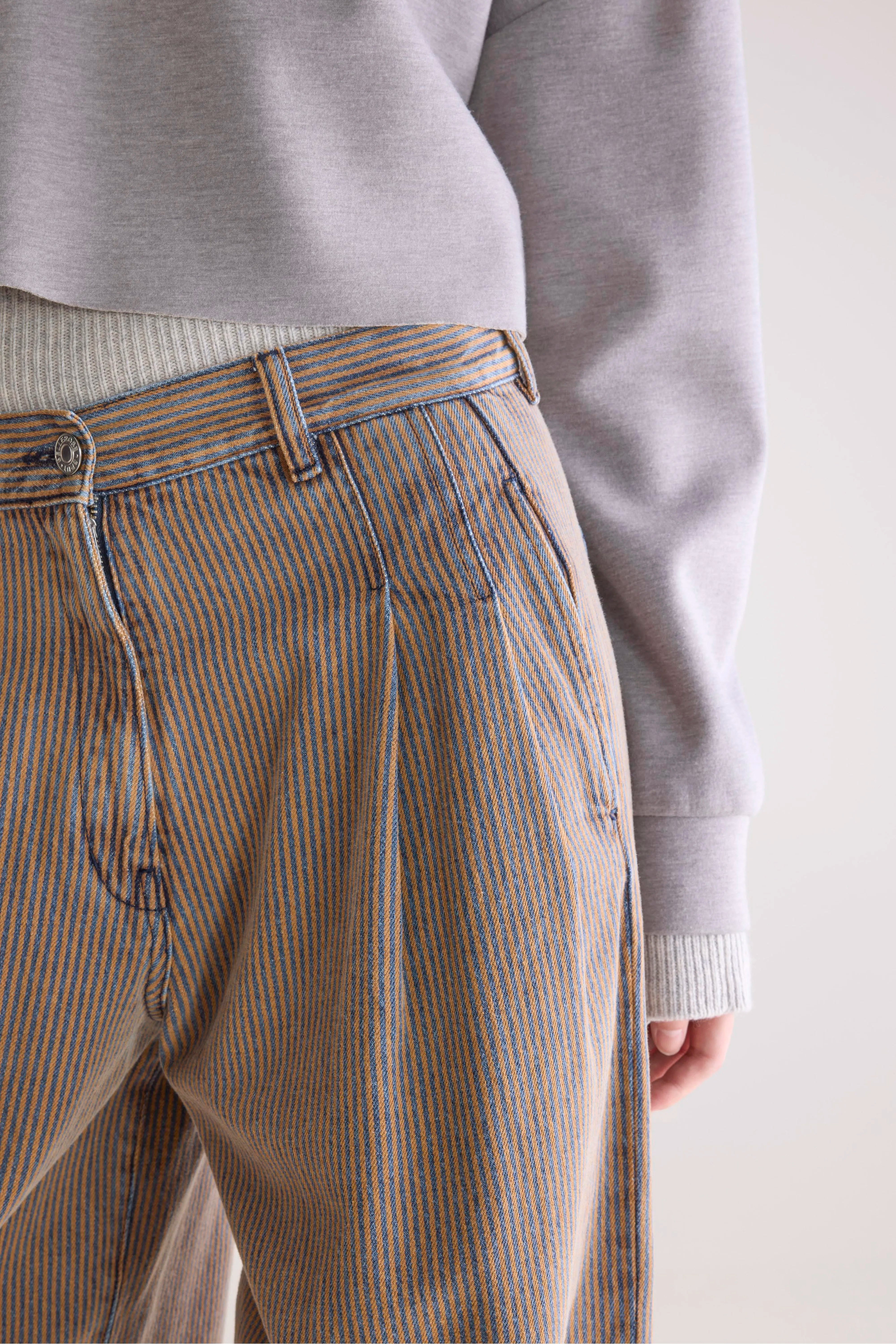 Denim N. 74 super-wide jeans (252 / W / STRIPE C)