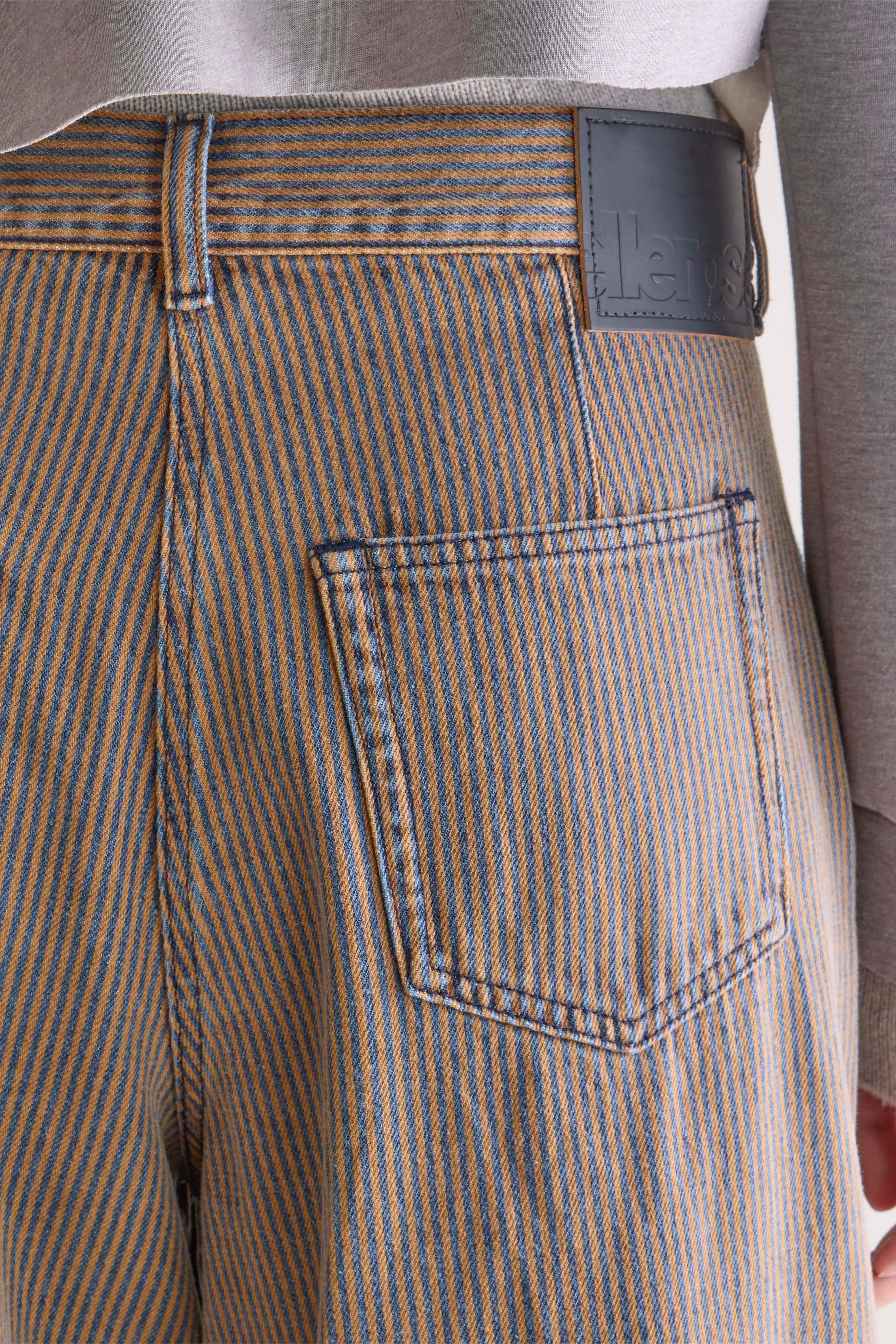Denim N. 74 super-wide jeans (252 / W / STRIPE C)