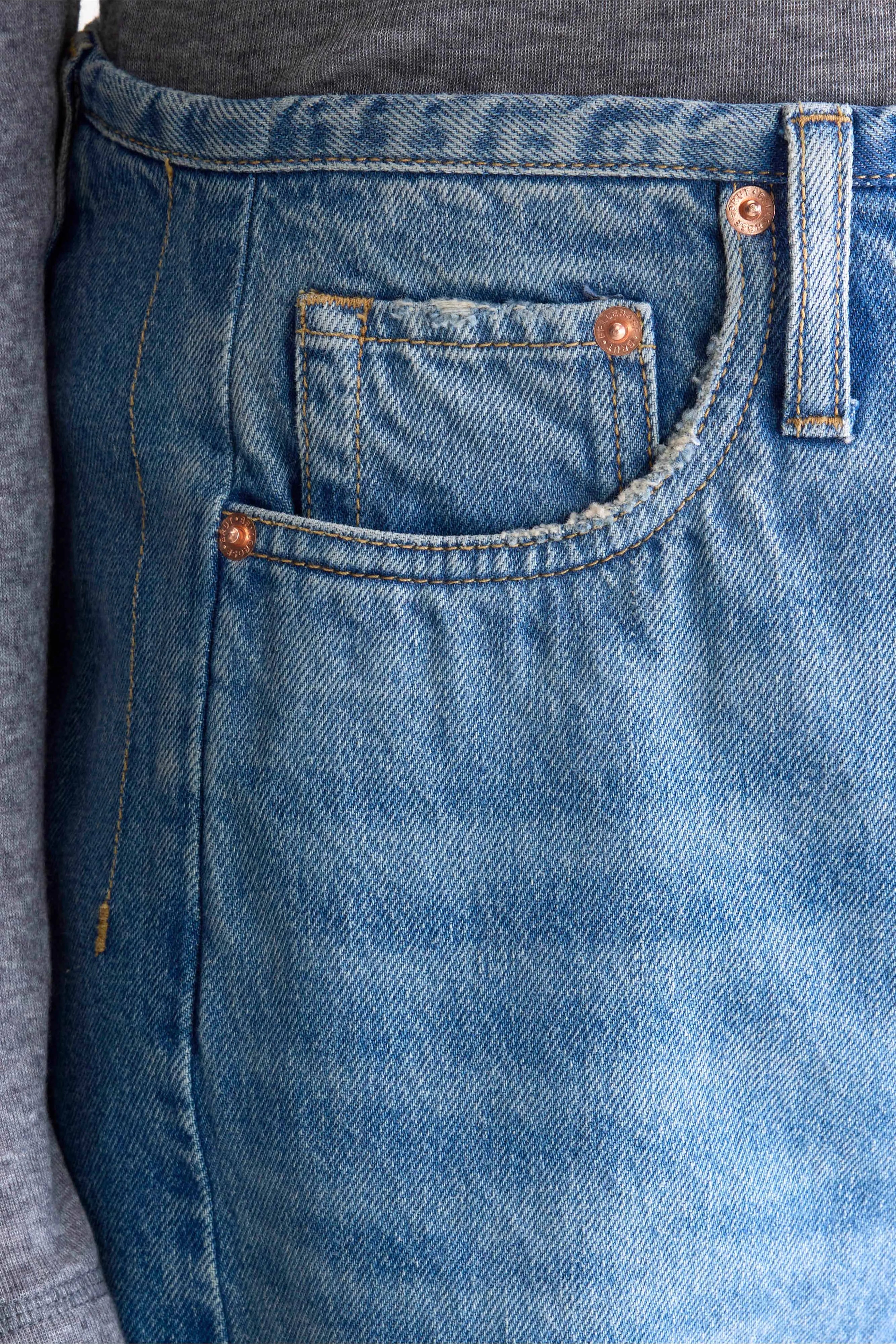 Denim N. 55 Wide Jeans - Used blue For Women | Bellerose