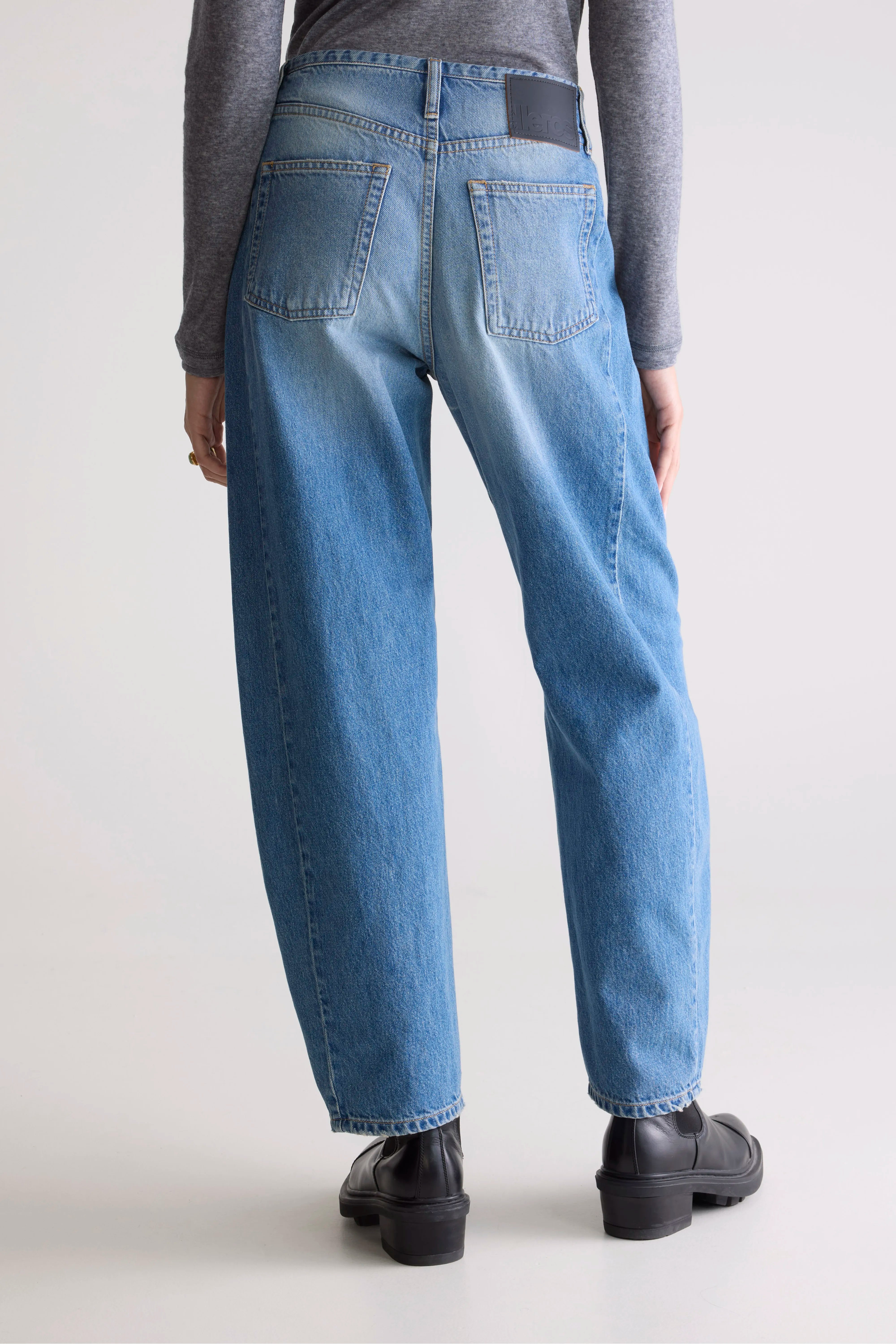 Denim N. 55 Wide Jeans - Used blue For Women | Bellerose