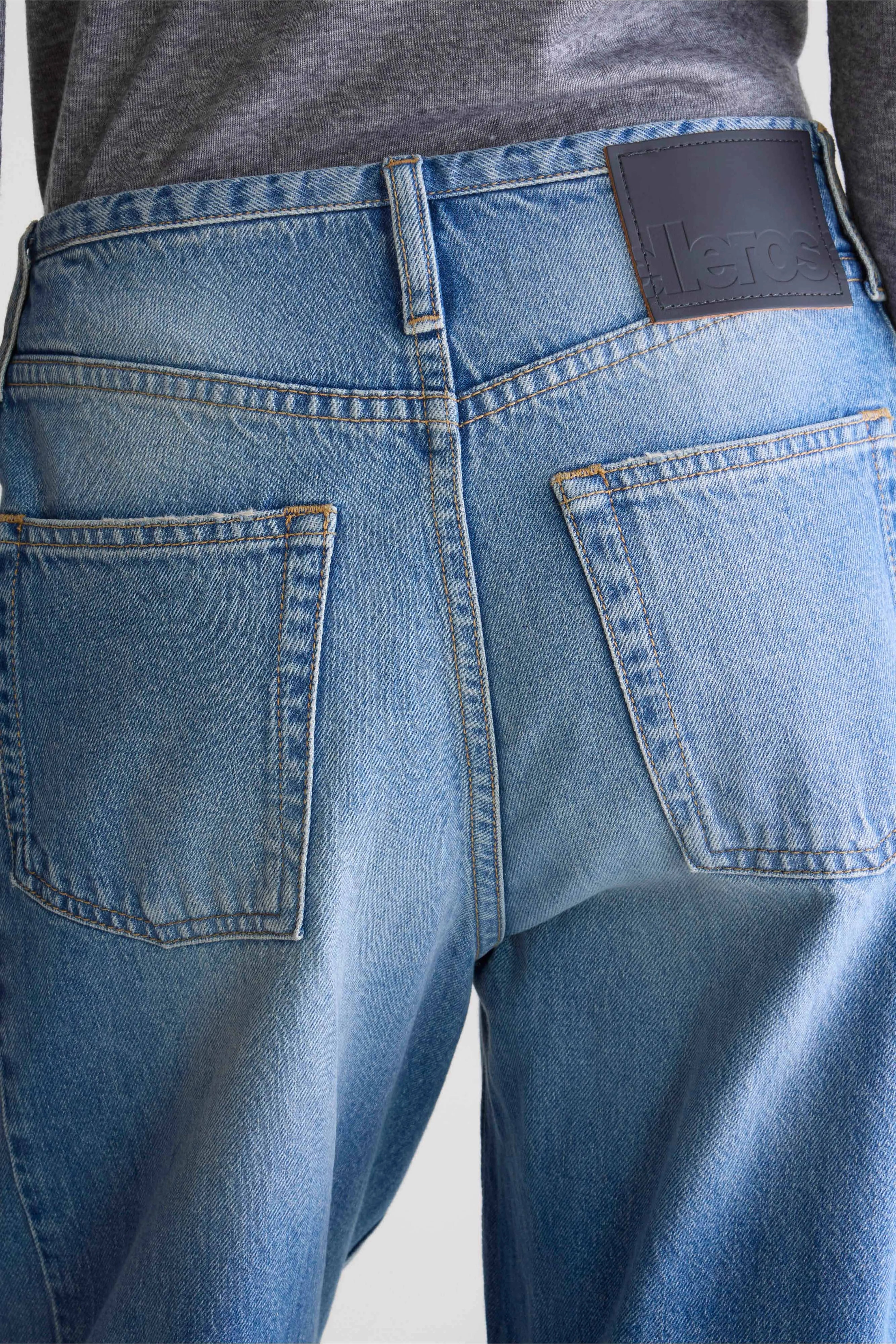 Denim N. 55 Wide Jeans - Used blue For Women | Bellerose