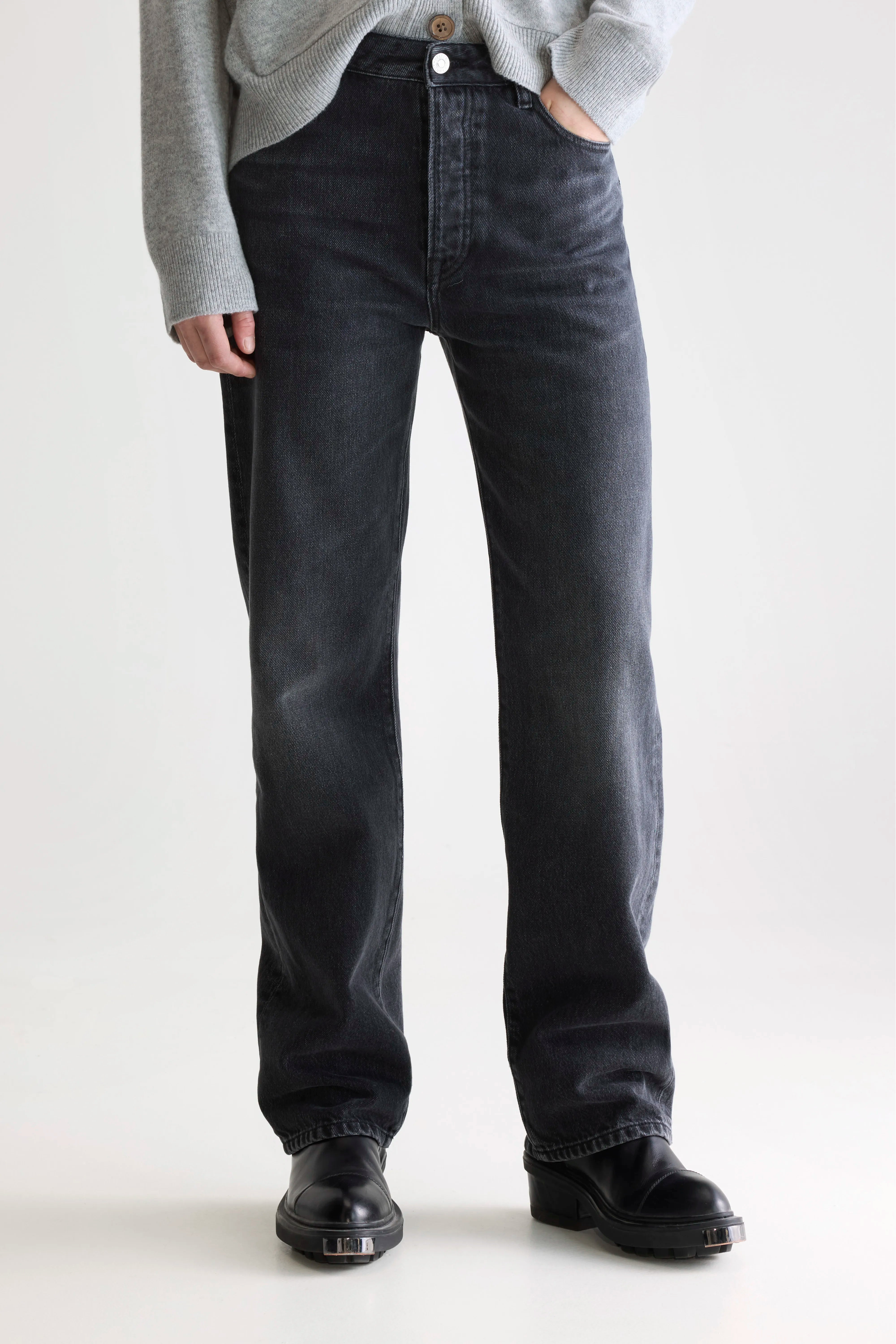 Denim N. 32 Rechte Jeans - Vintage black Voor Dames | Bellerose