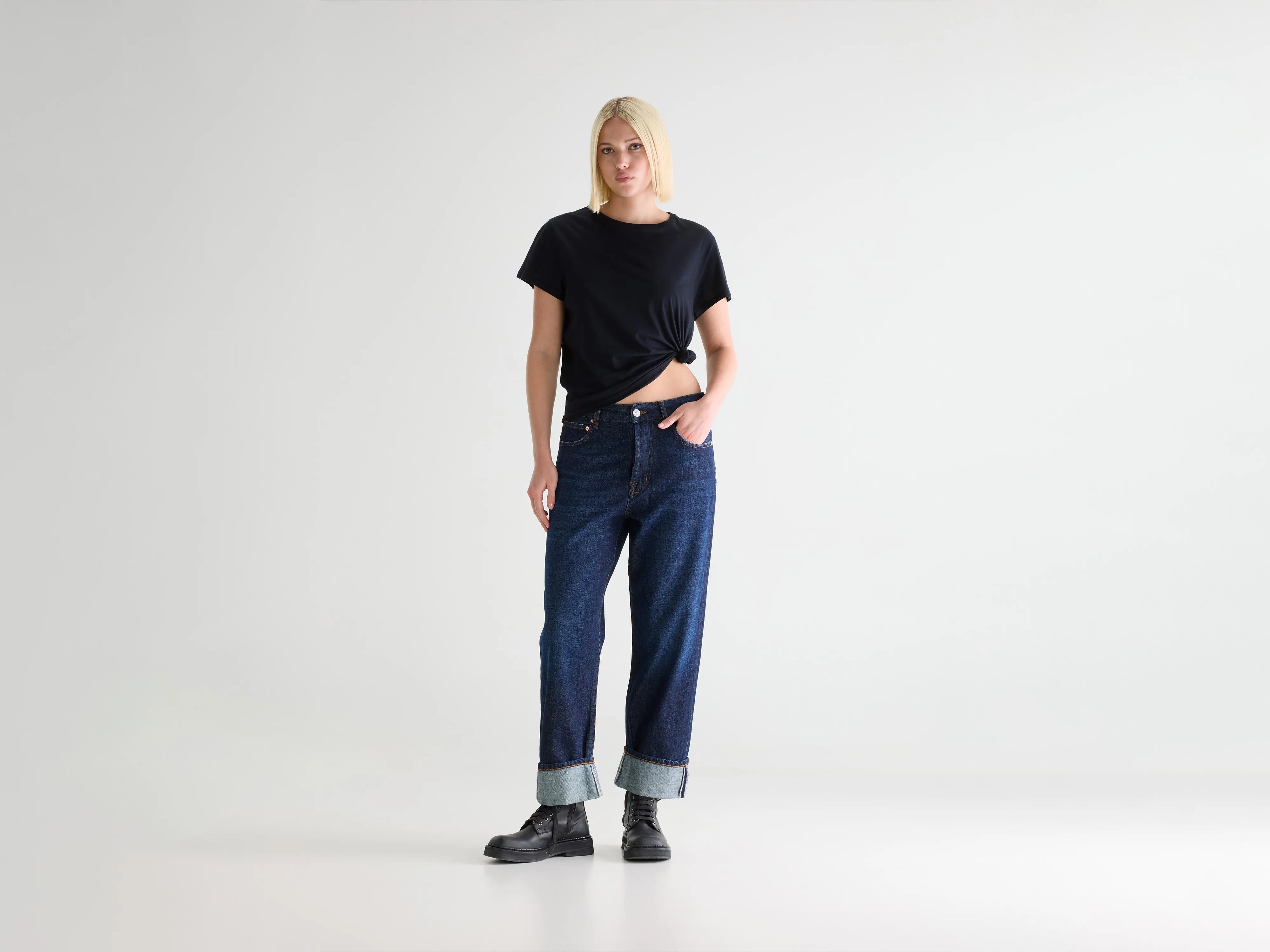 Denim N. 46 wide jeans (252 / W / RINSE)