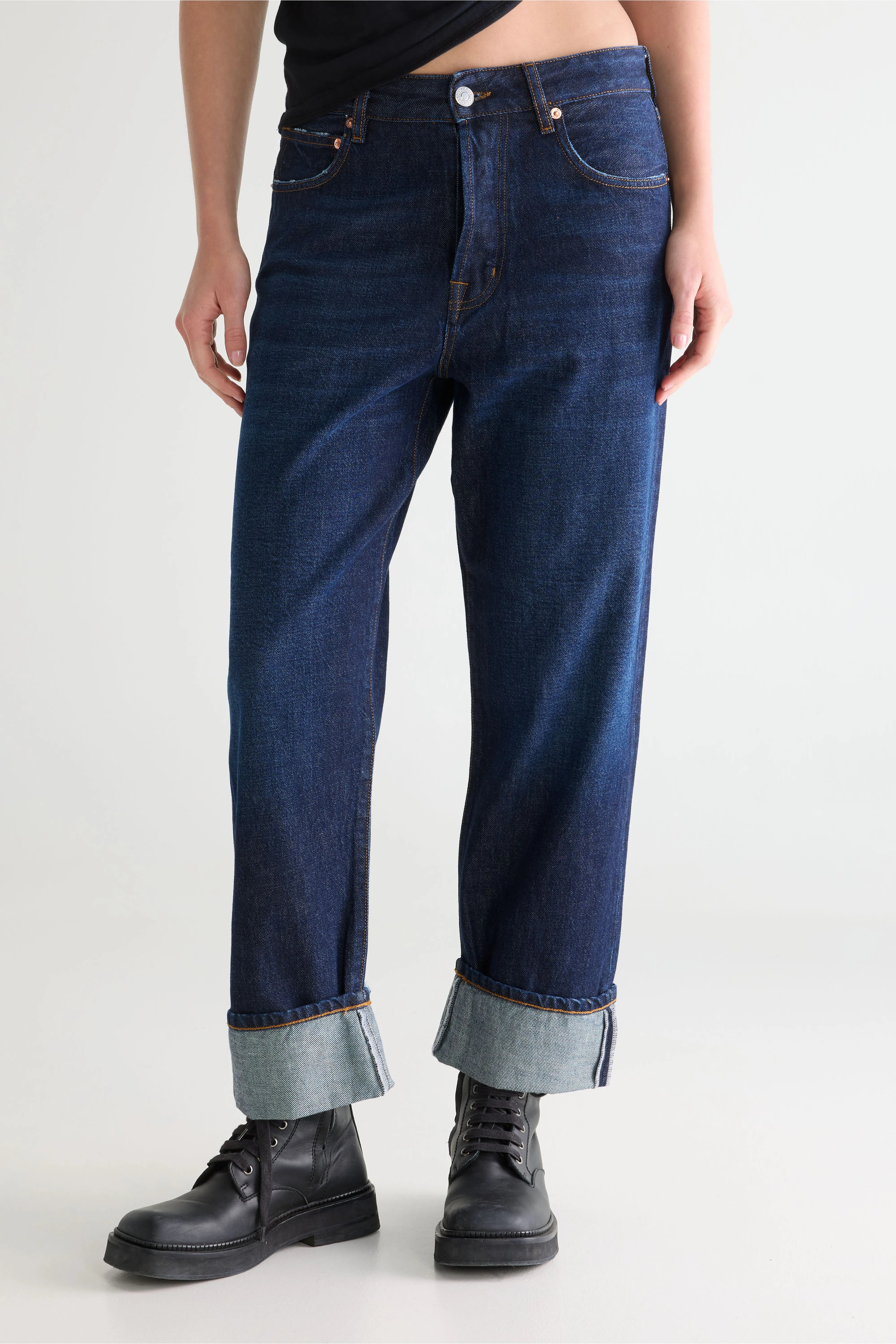 Denim N. 46 Wide Jeans - Rinse For Women | Bellerose