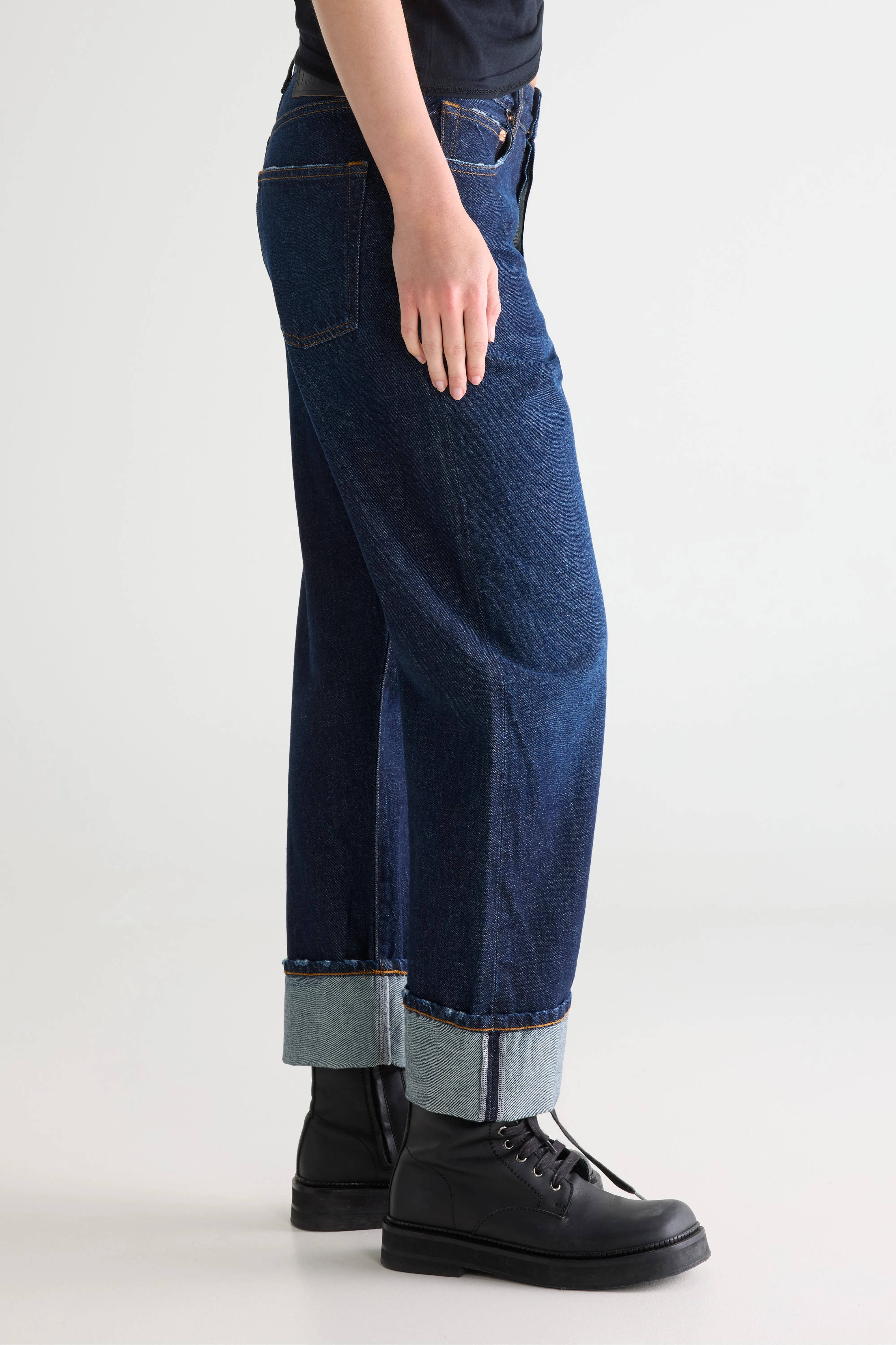 Denim N. 46 Wide Jeans - Rinse For Women | Bellerose