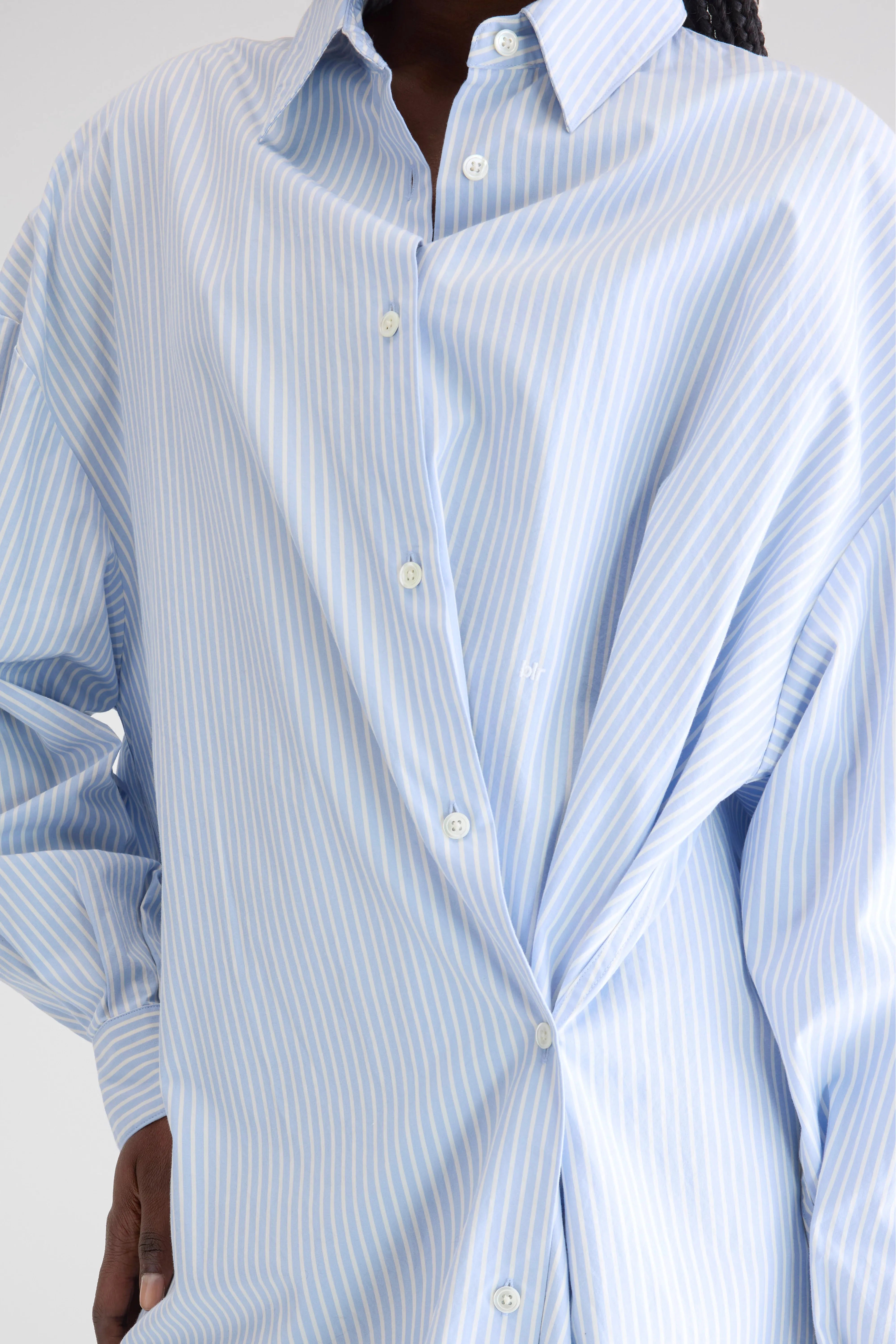 Grappa gestreepte hemdjurk  (252 / W / STRIPE W)