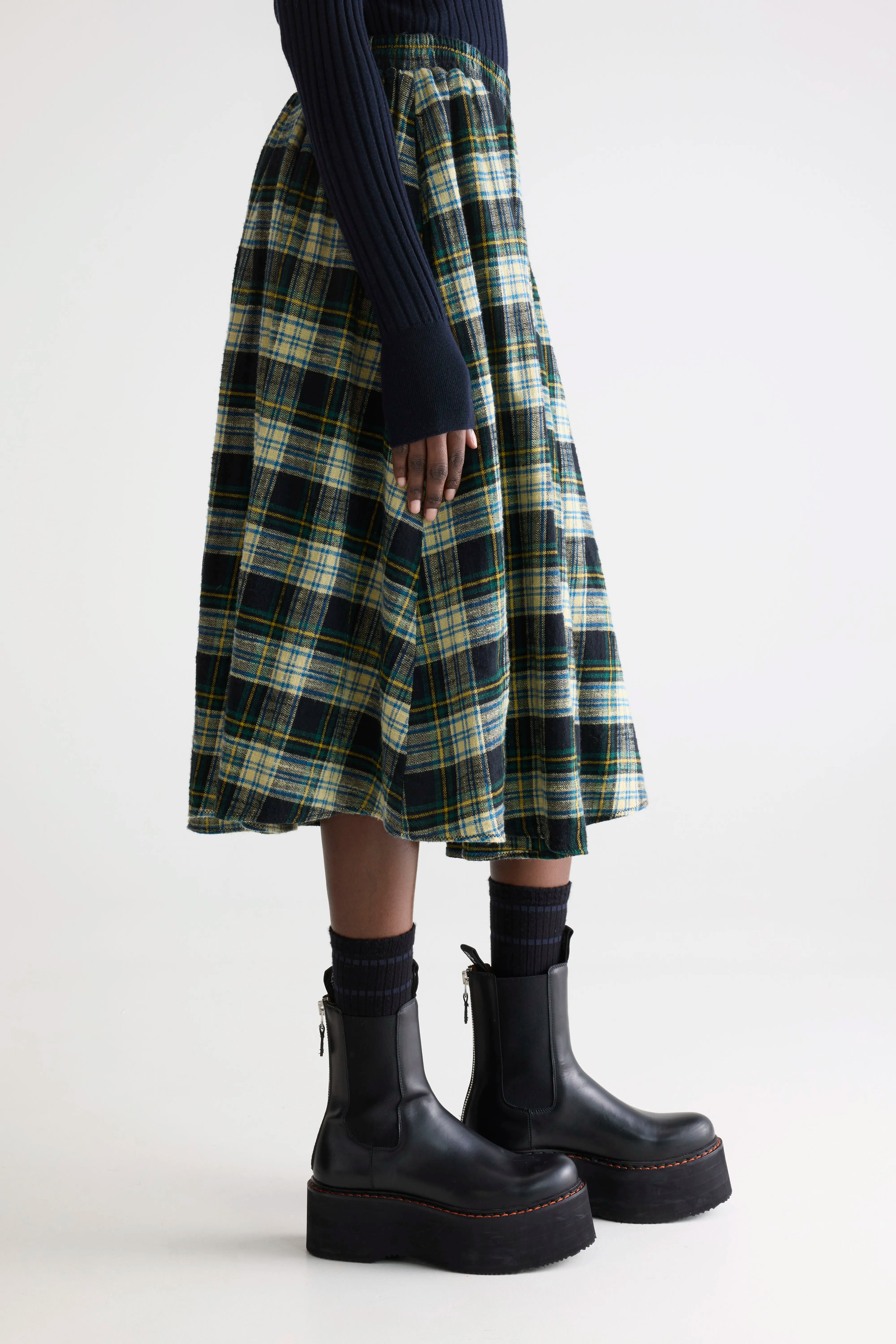 Woogie Midi A-line Skirt - Check a For Women | Bellerose