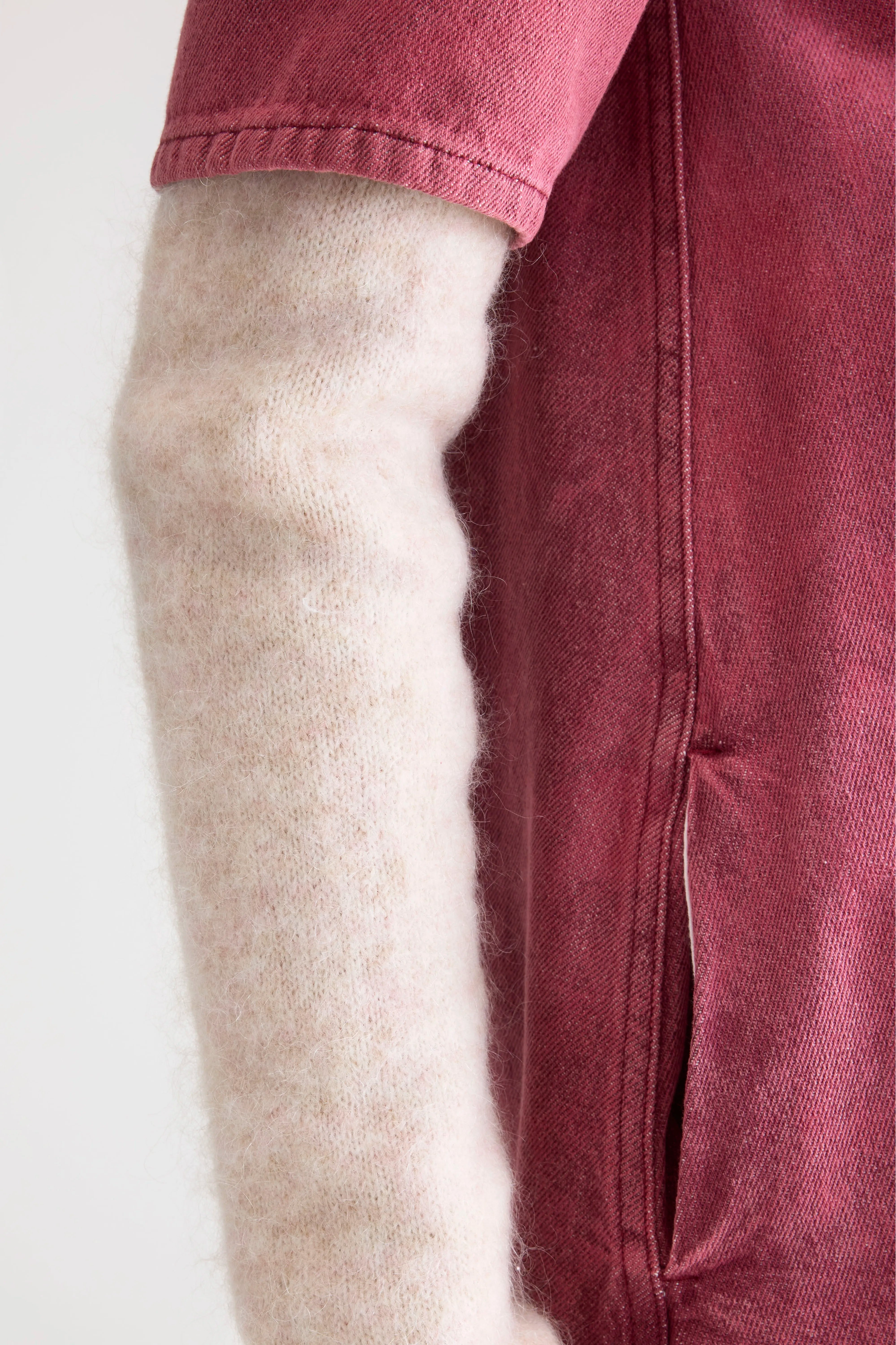 Paprika denim jurk (252 / W / WINE STONE)