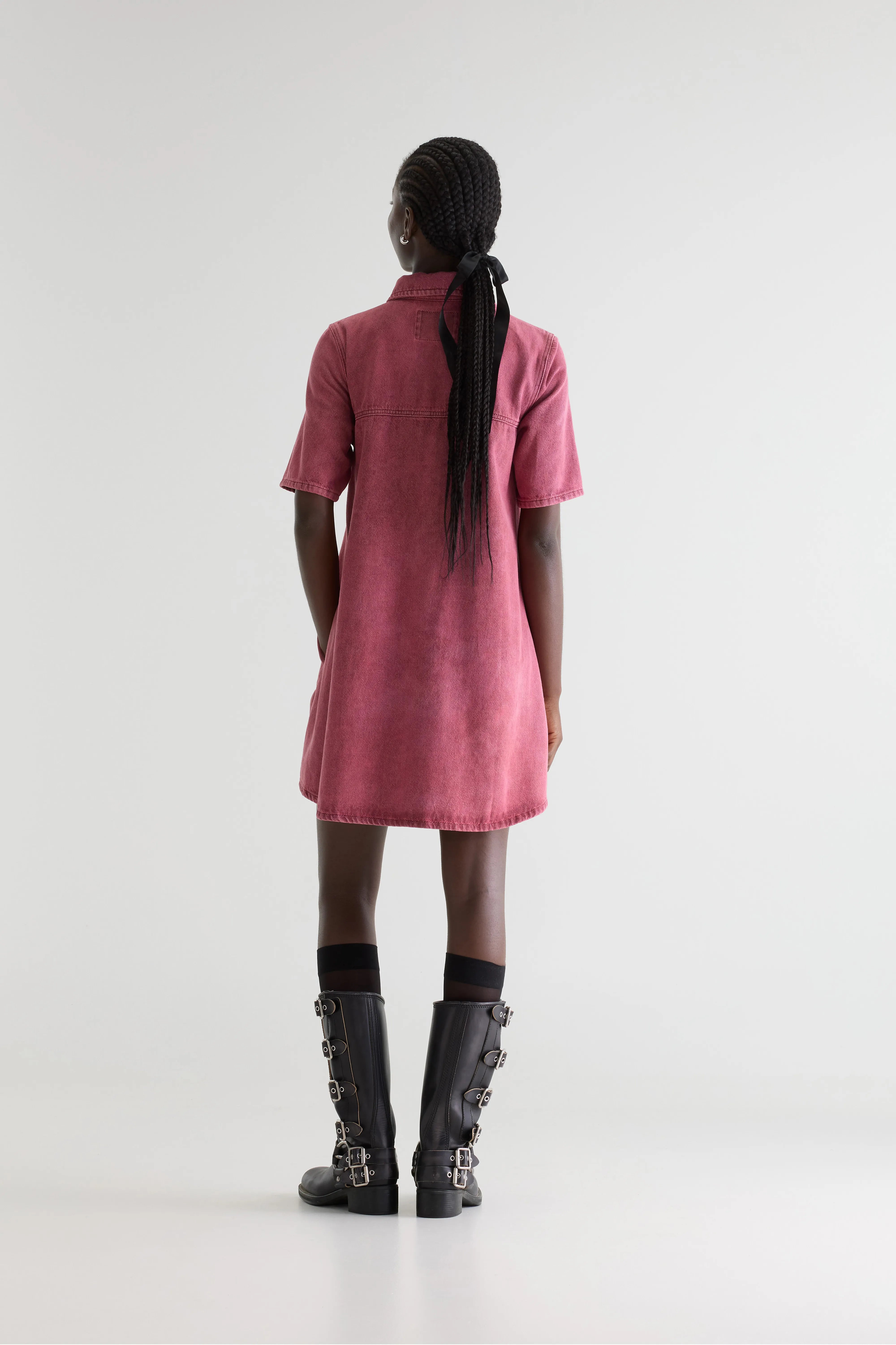 Robe En Jean Paprika - Wine stone Pour Femme | Bellerose