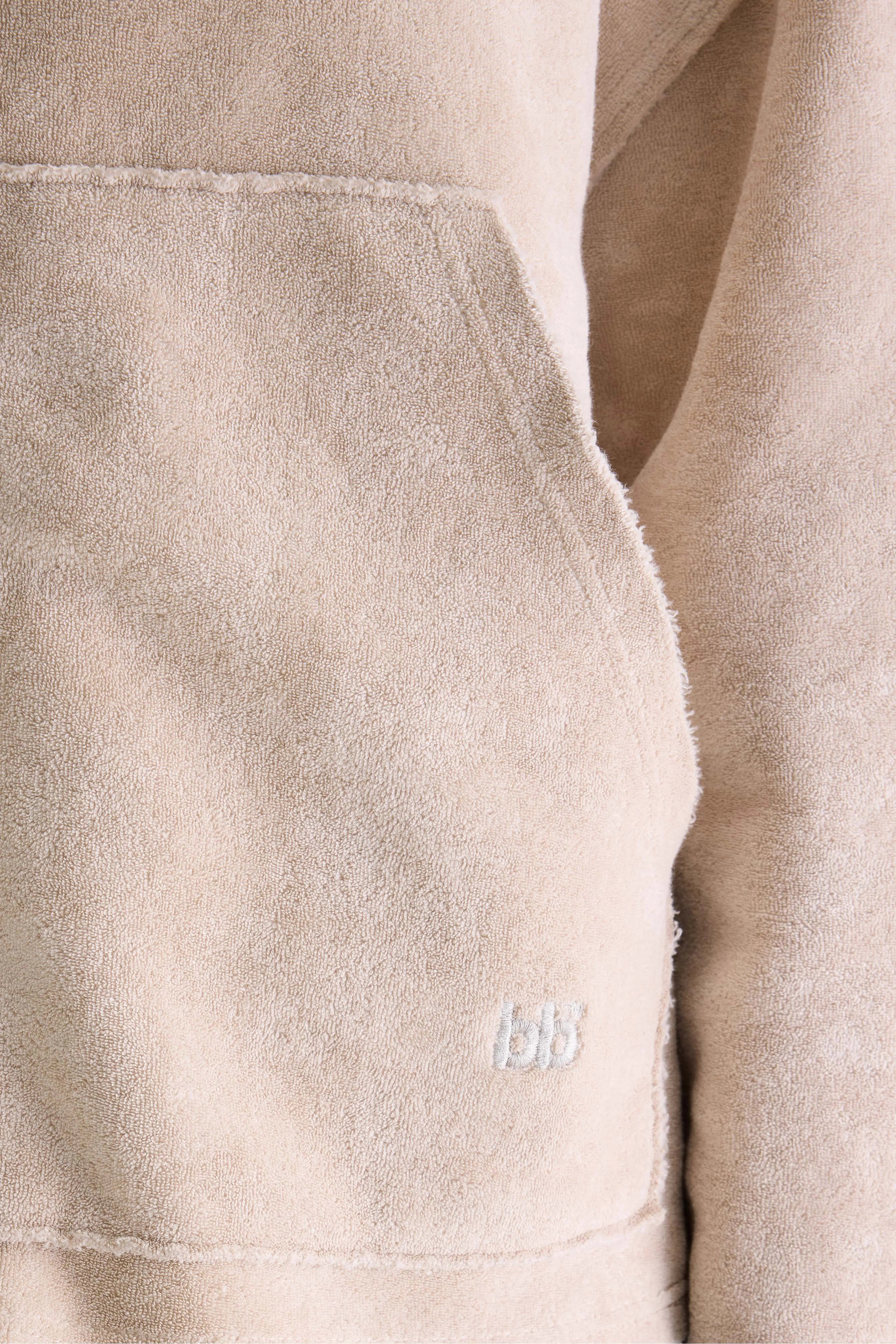 Fannel terry hoodie (252 / W / STONE)