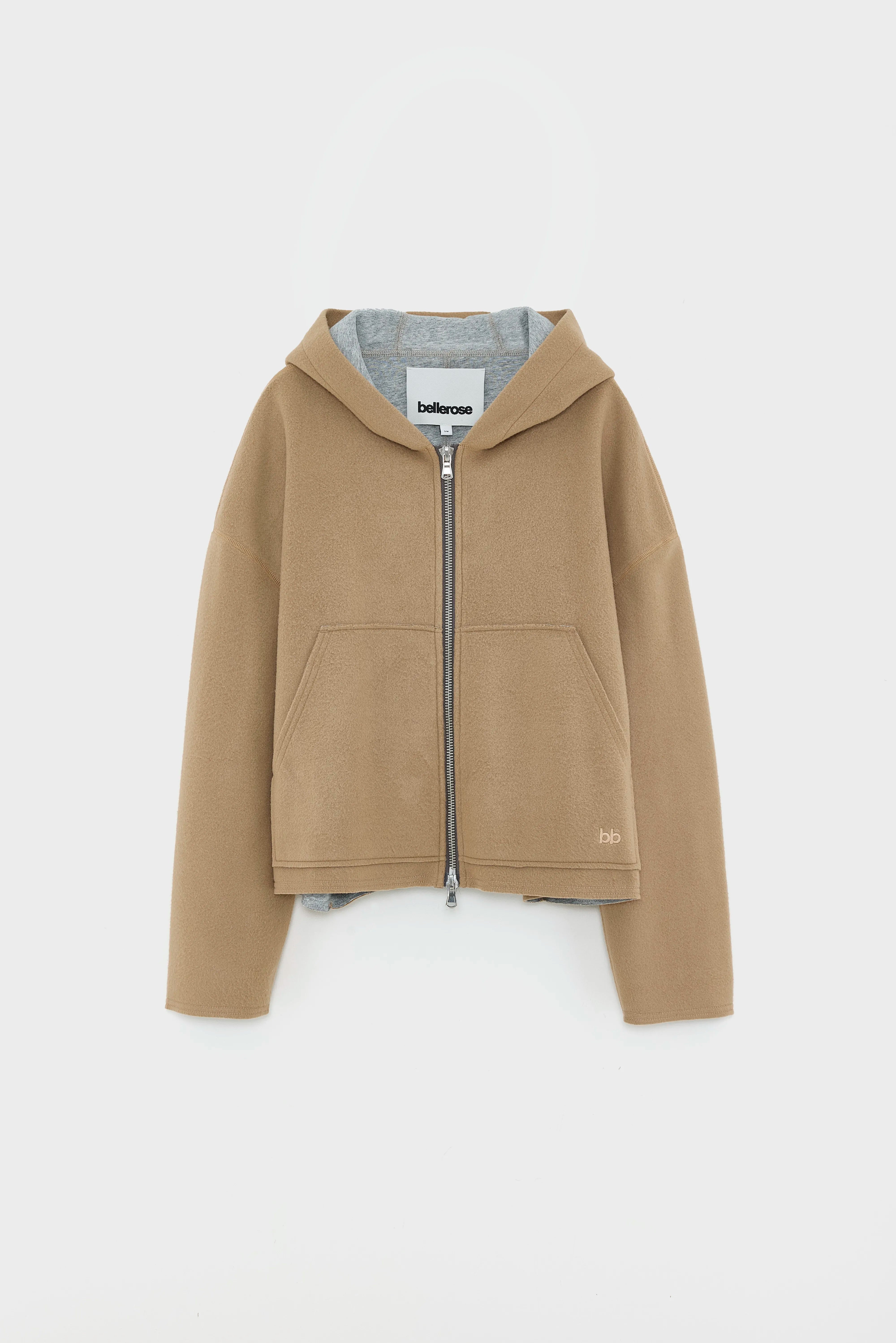 Fannel hooded sweatshirt (252 / W / SOIL)