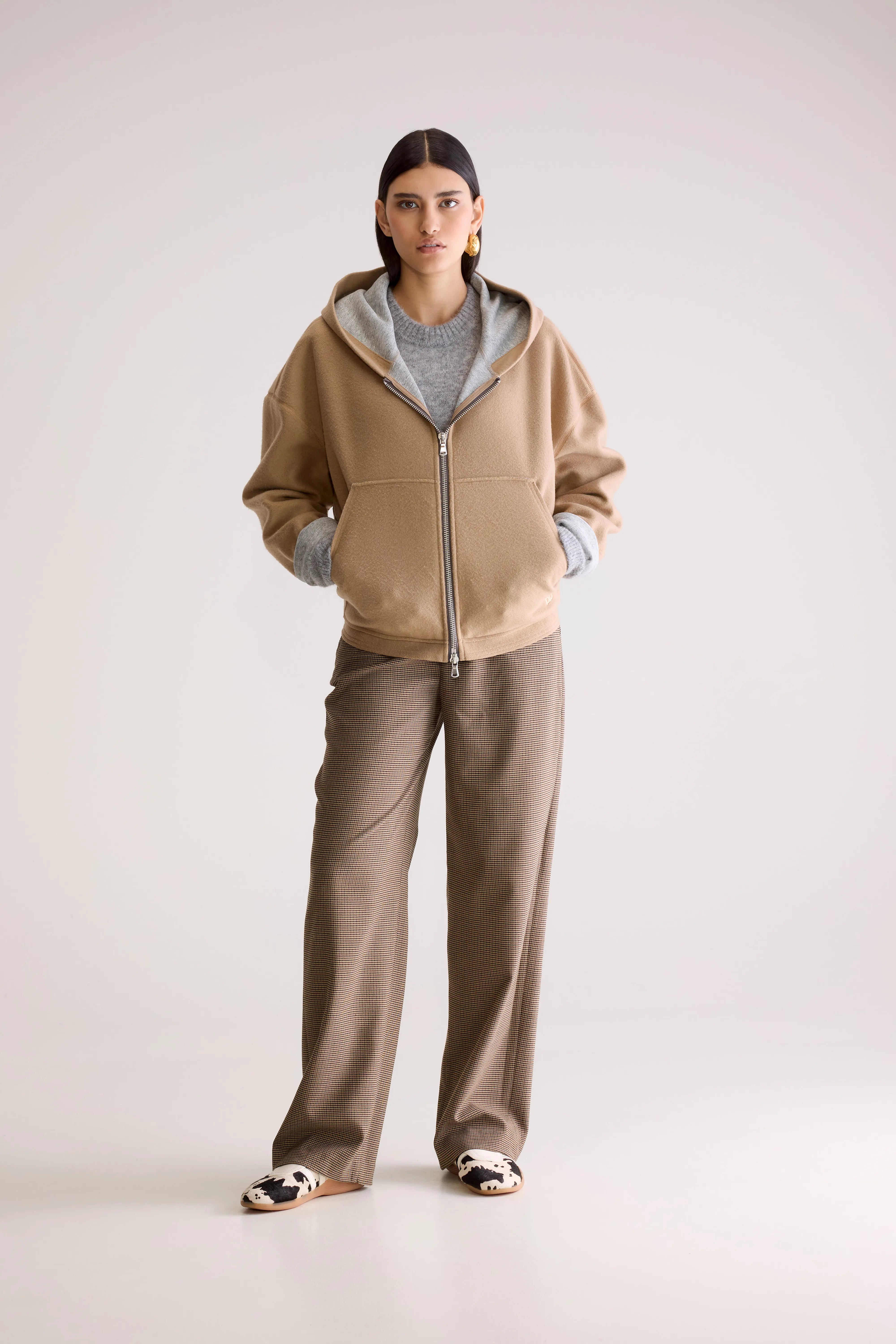 Fannel Hooded Sweatshirt - Soil For Women | Bellerose