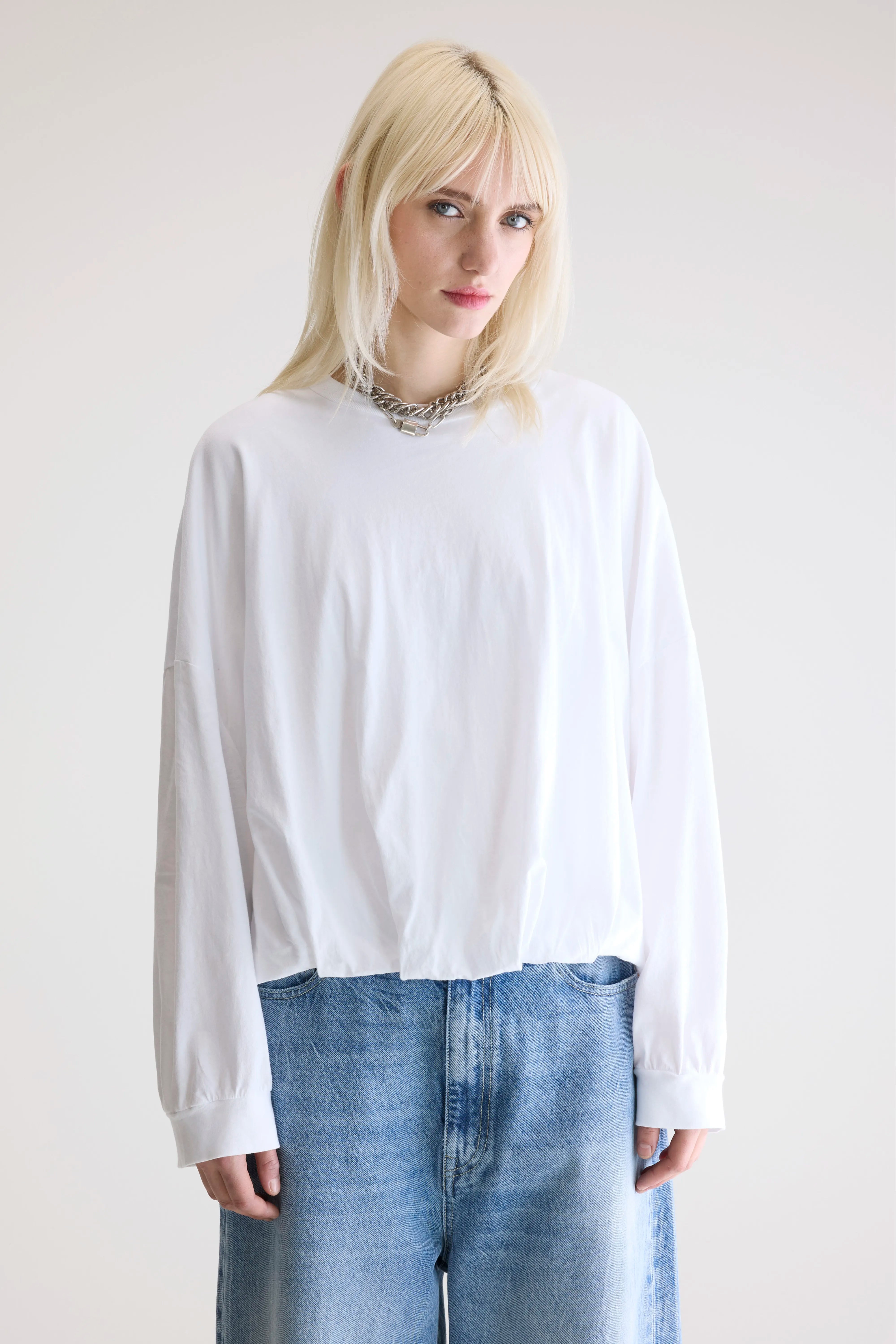 T-shirt À Manches Longues Flam - White Pour Femme | Bellerose