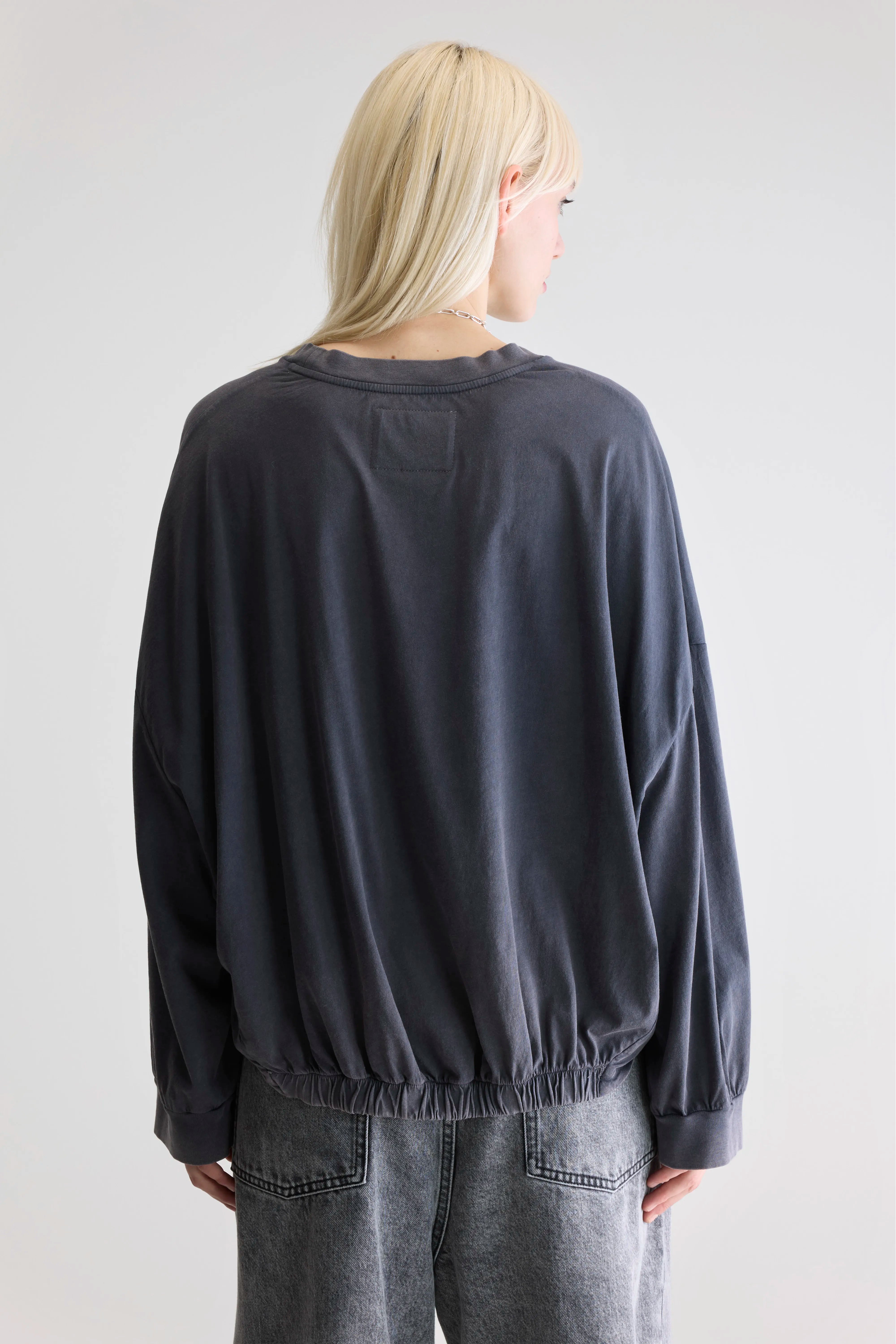 Flam long-sleeve t-shirt (252 / W / BLACK BEAUTY)