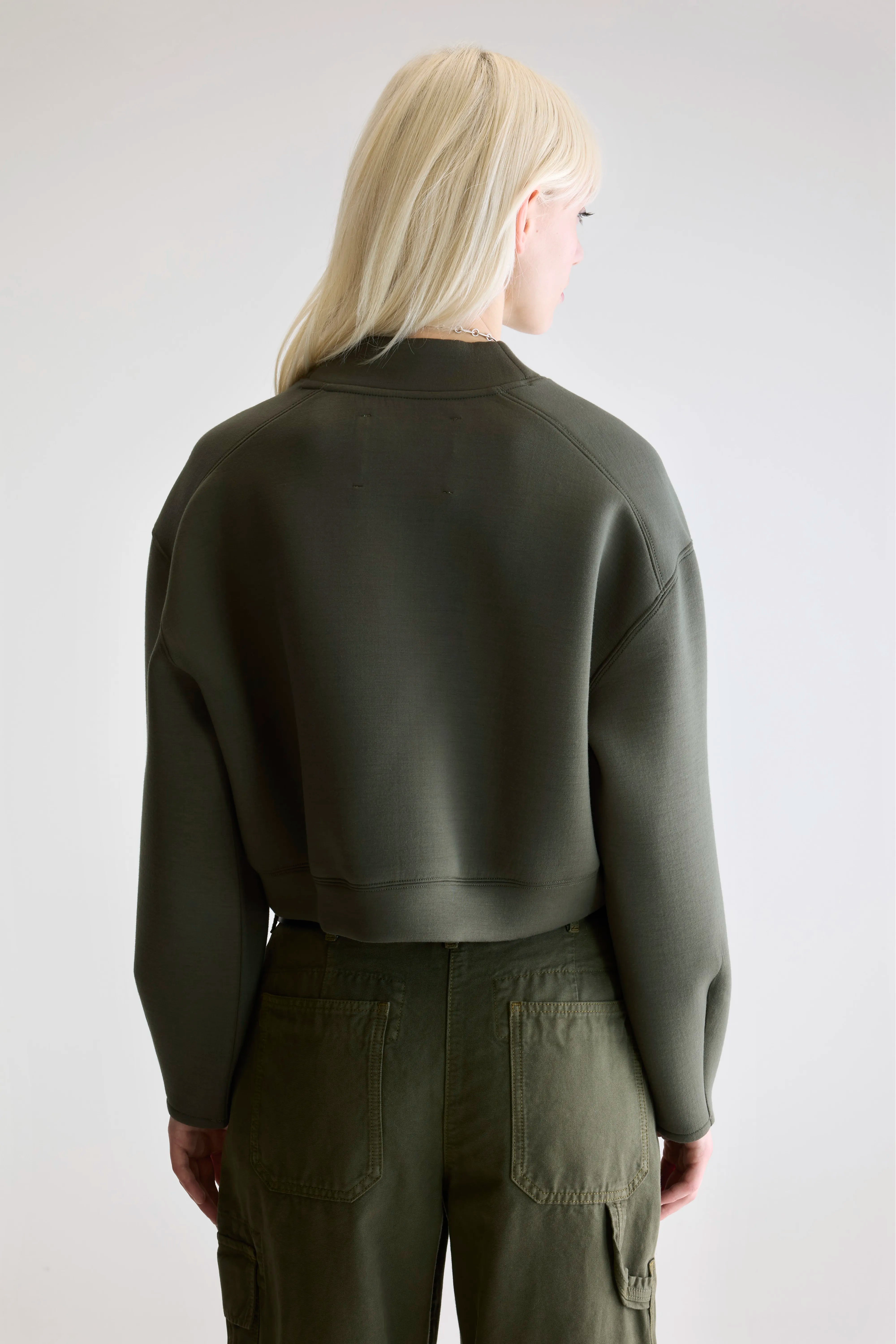 Tashi Cropped Sweatshirt - Forest For Women | Bellerose
