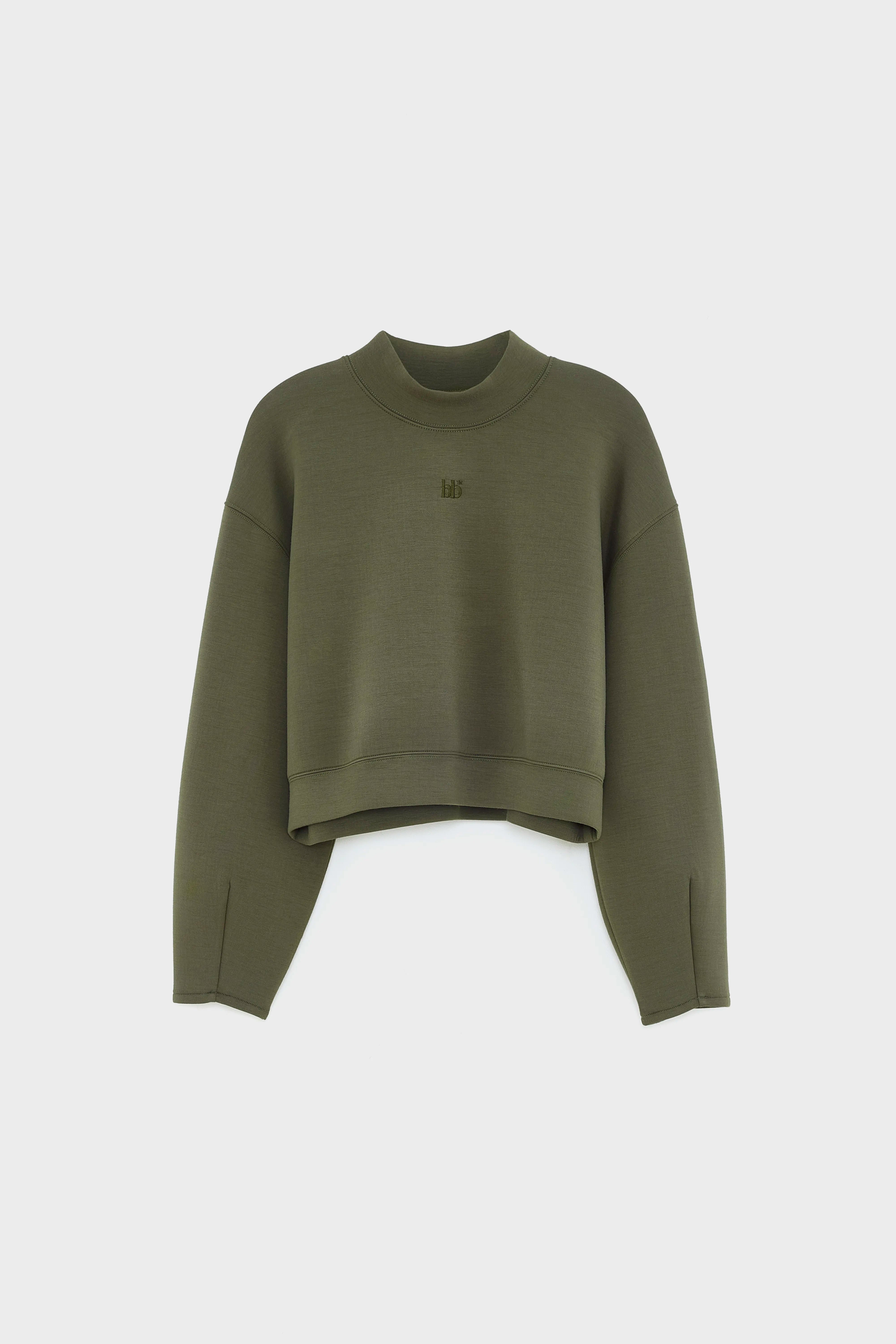 Tashi cropped sweatshirt (252 / W / FOREST)