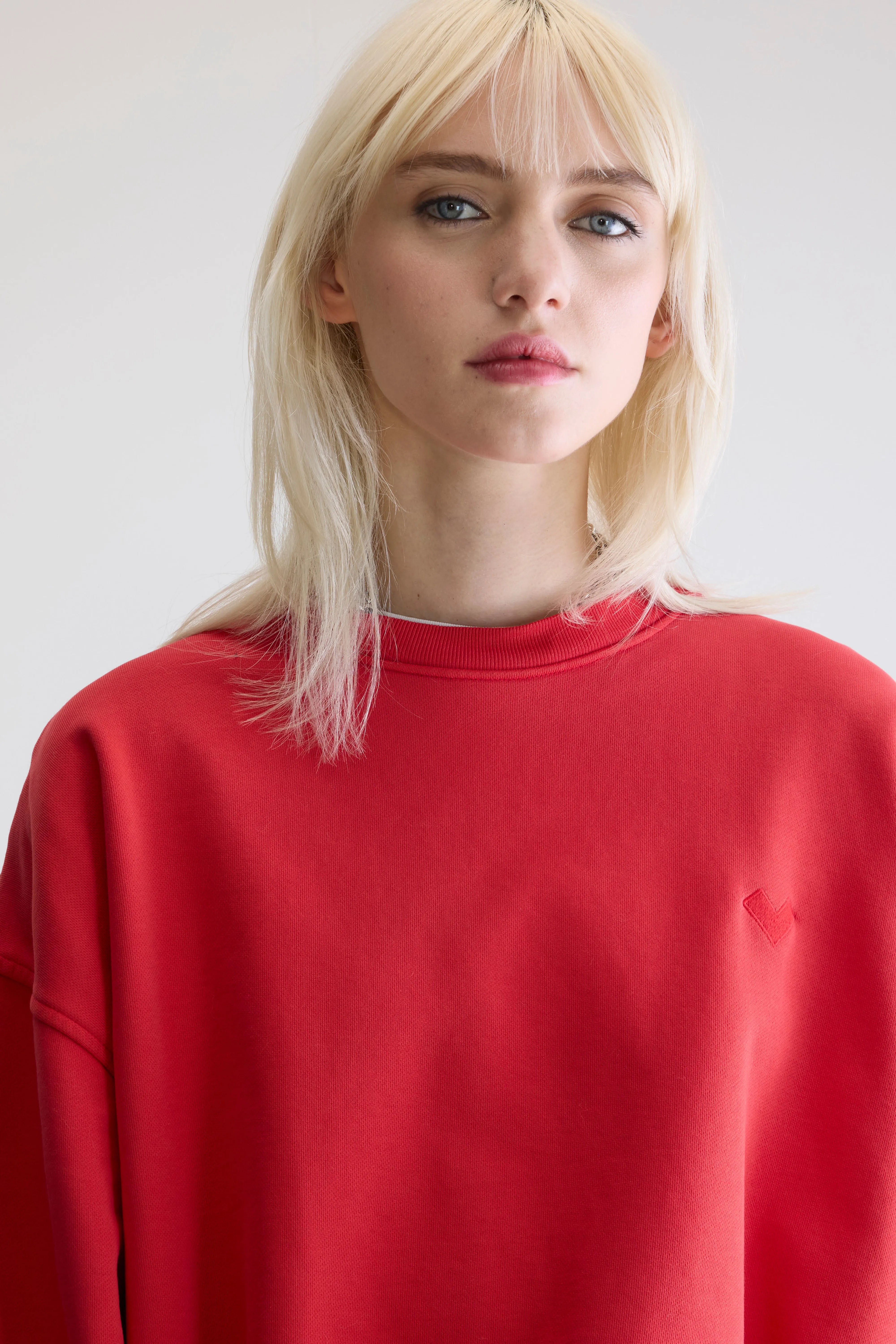 Sweatshirt cropped Fancy (252 / W / SANGUINE)