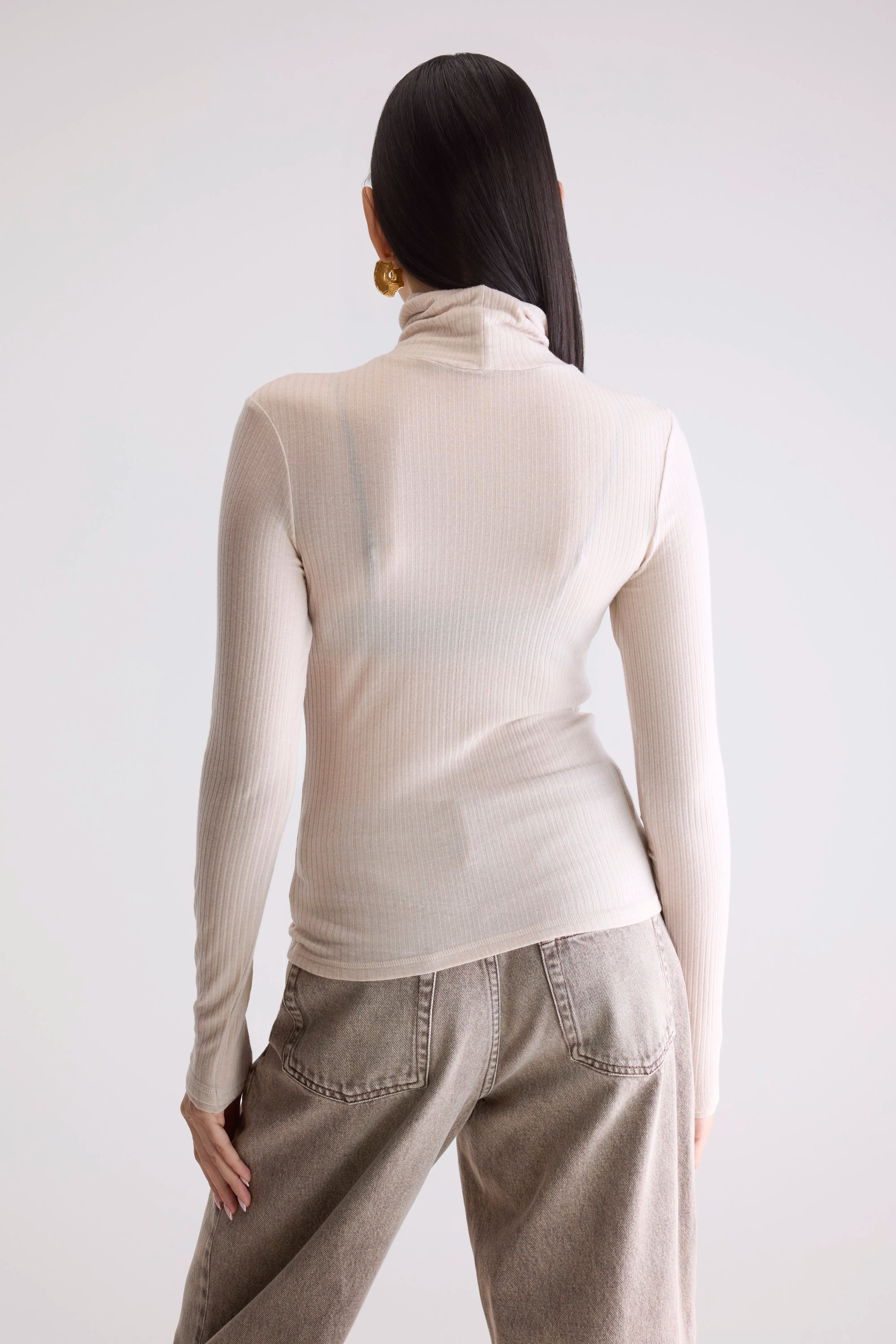 Vinay fitted t-shirt (252 / W / STONE)