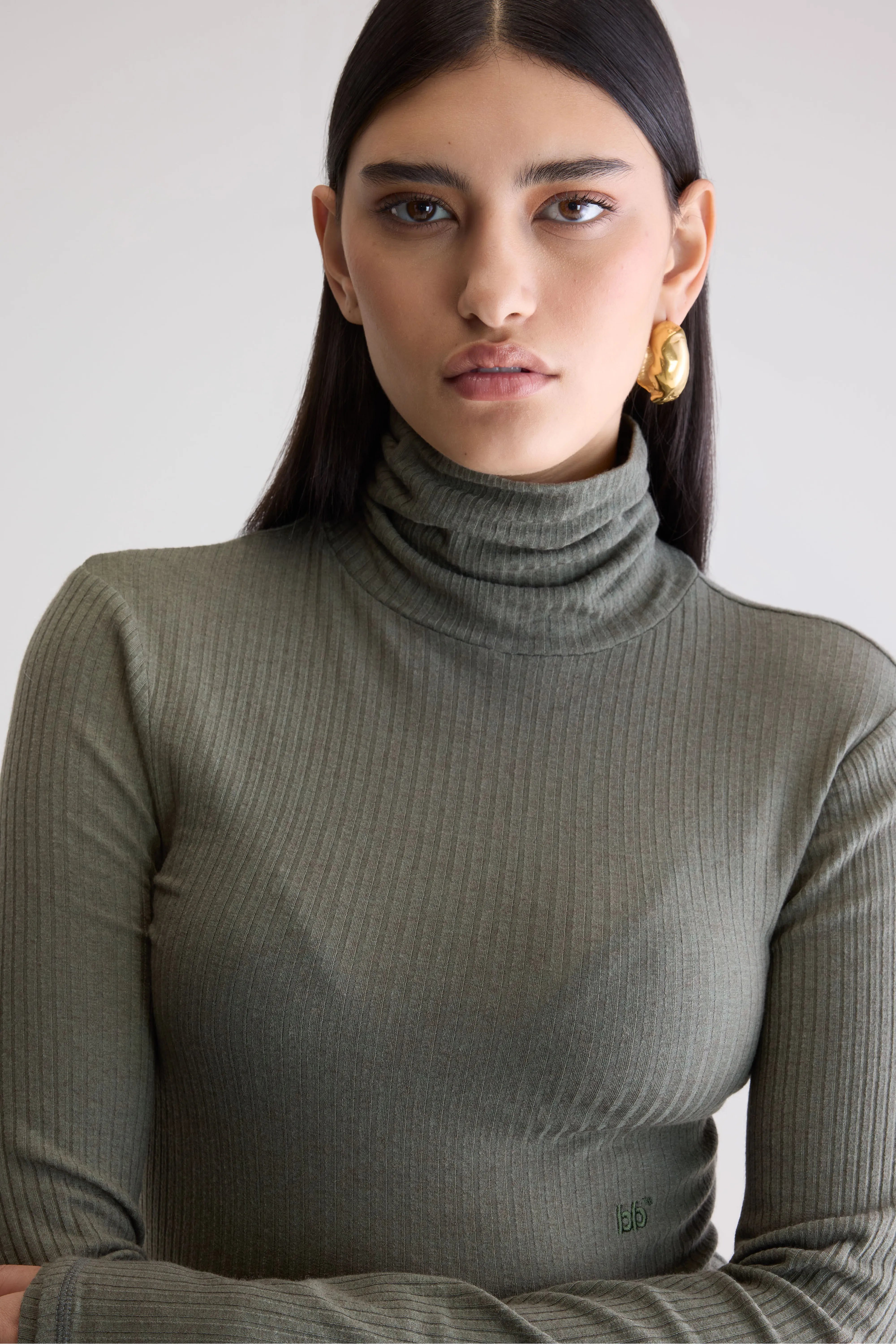 Vinay Fitted T-shirt - Sage For Women | Bellerose