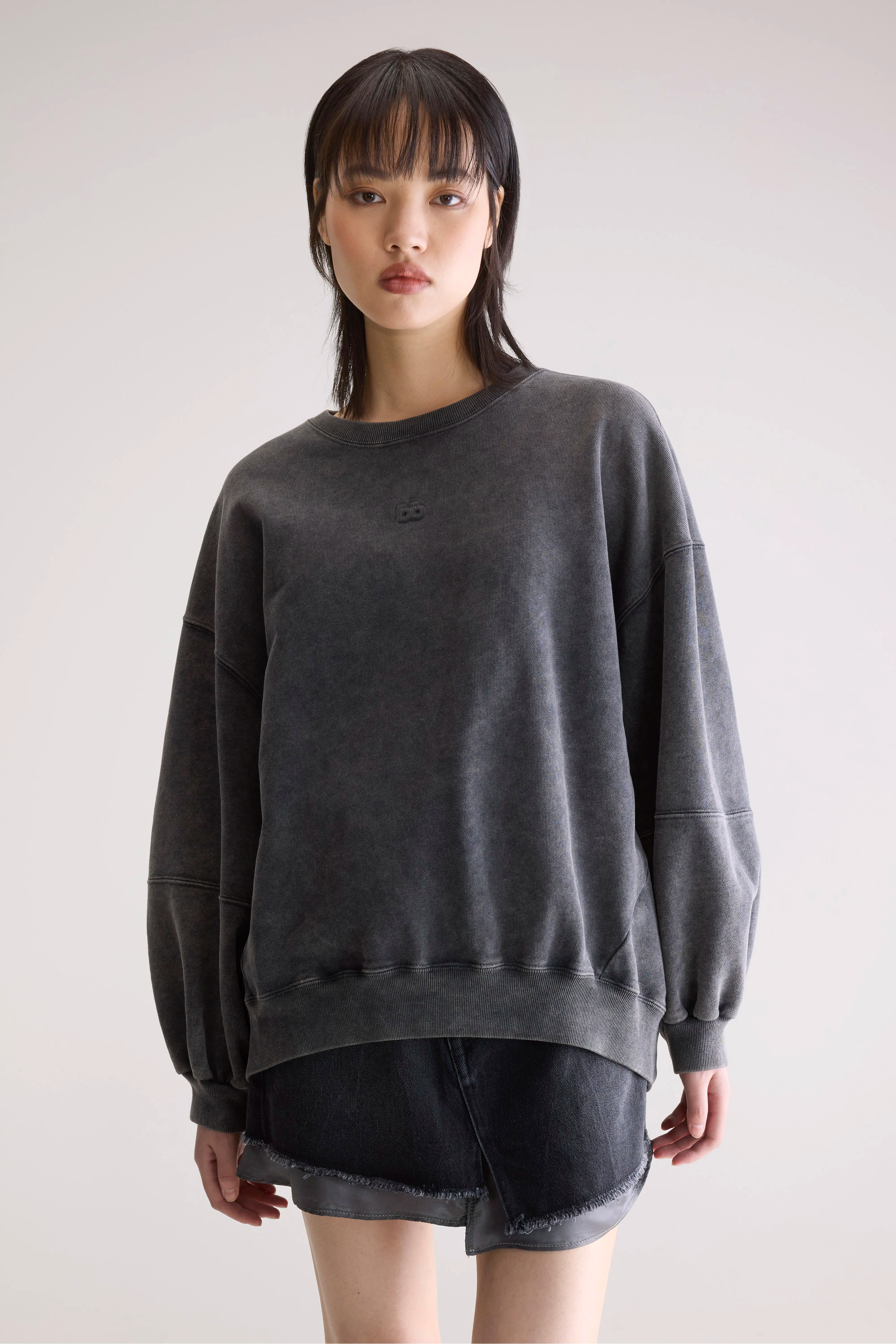 Trig Crewneck Sweatshirt - Black For Women | Bellerose