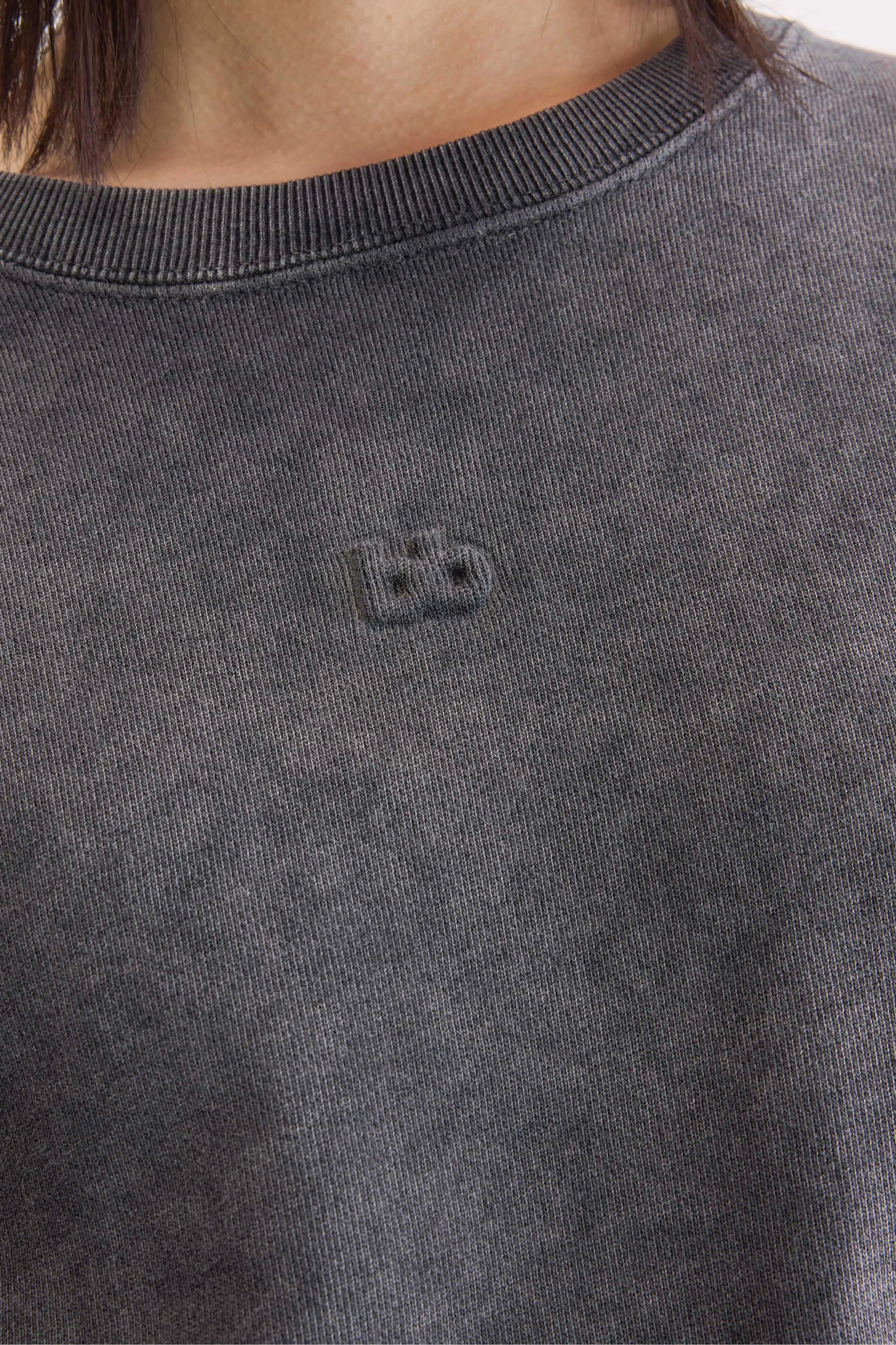 Trig crewneck sweatshirt (252 / W / BLACK)