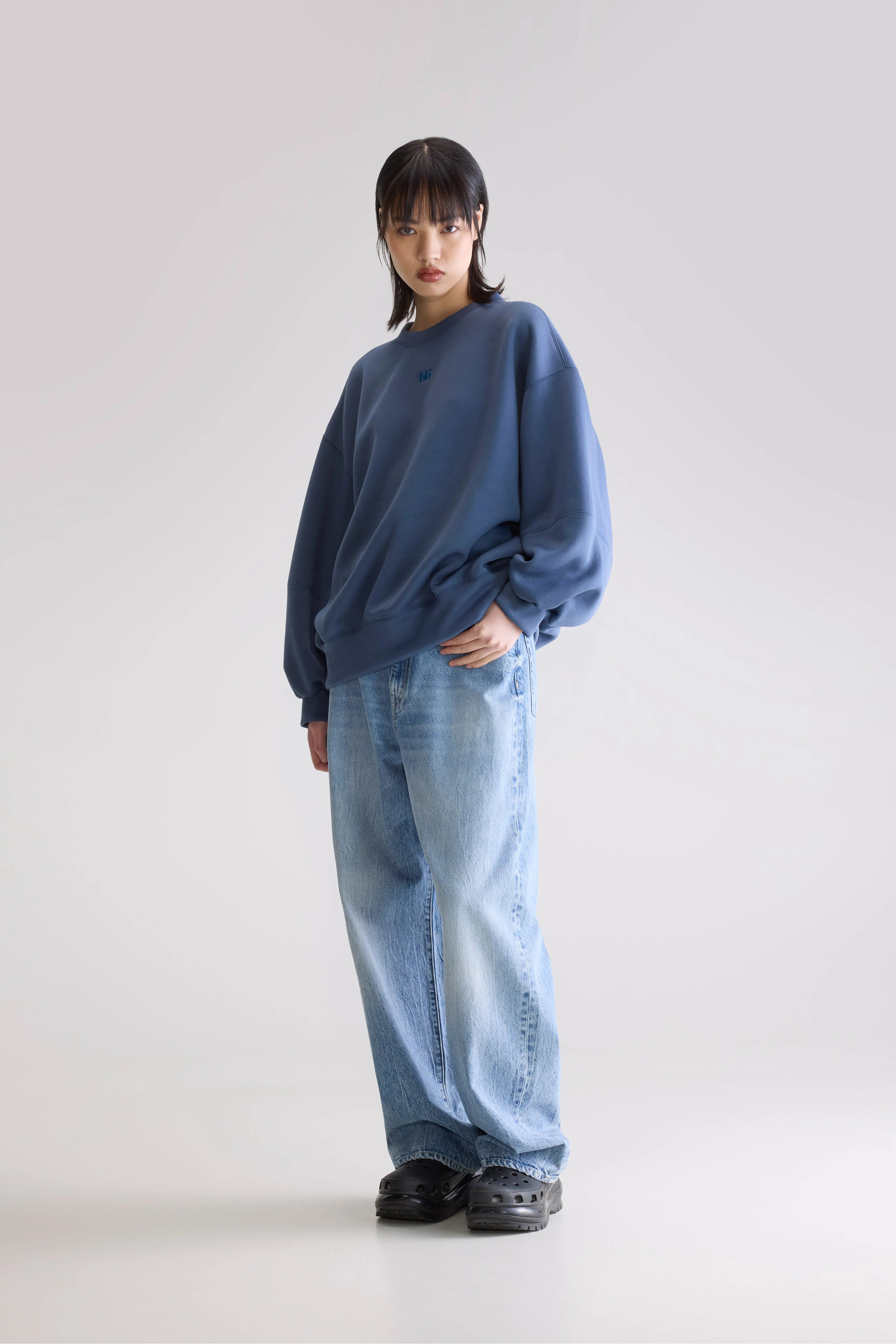 Trig Crewneck Sweatshirt - Blues For Women | Bellerose