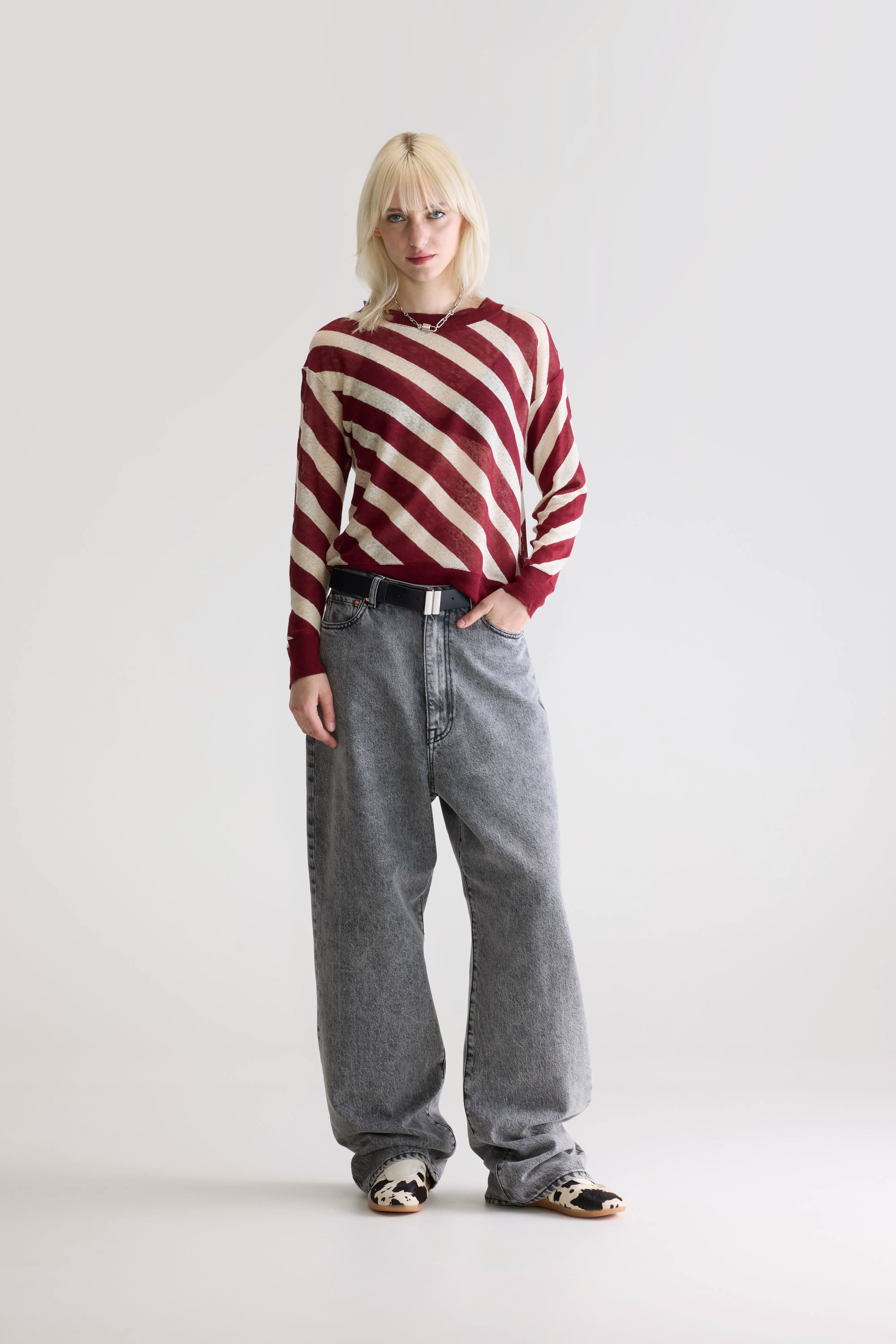 Senia Relaxed T-shirt - Dried tomato / Whisper Voor Dames | Bellerose