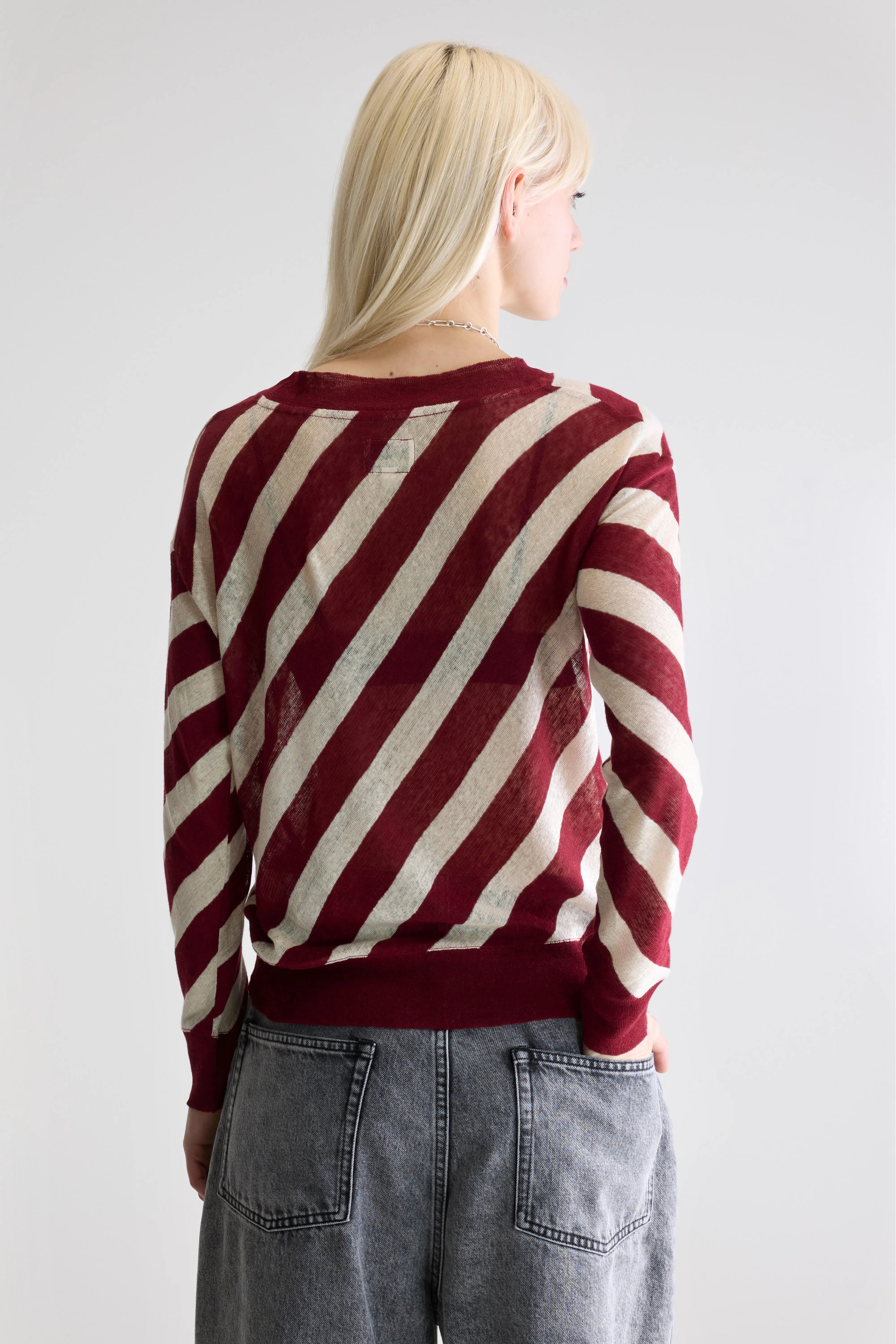 Senia relaxed t-shirt (252 / W / STRIPE A)