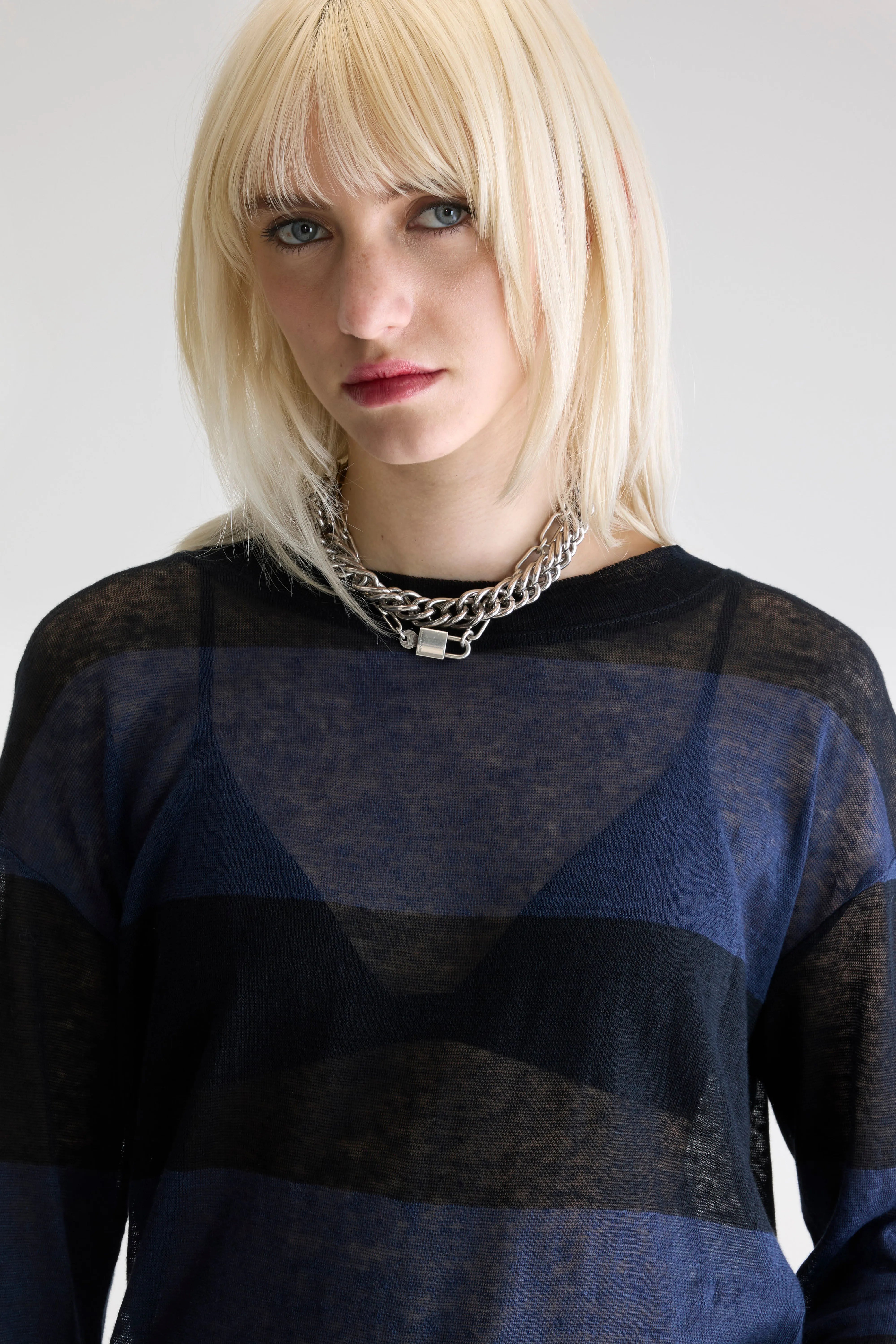 Senia relaxed t-shirt (252 / W / STRIPE B)