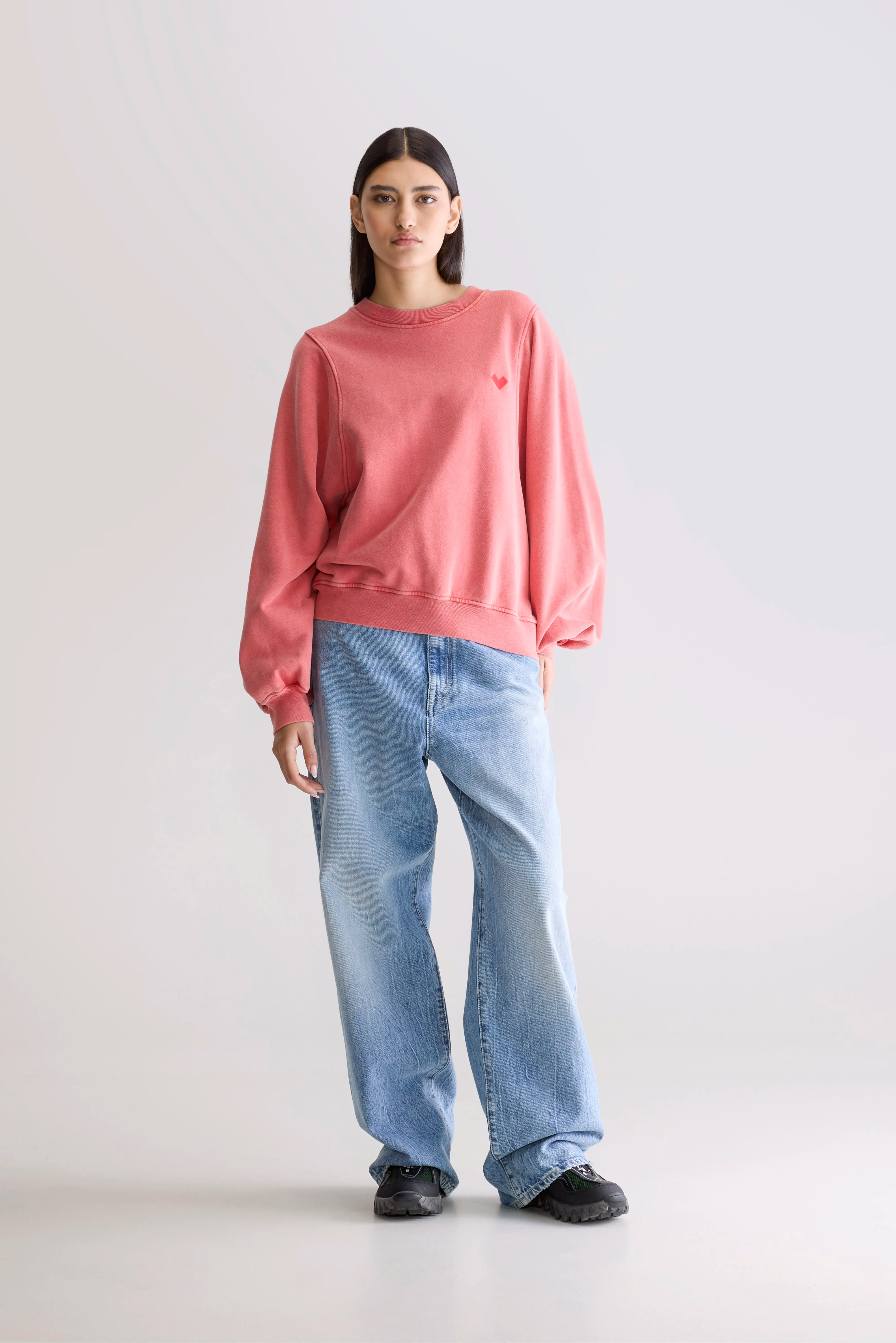 Sweatshirt Col Rond Filosa - Sanguine Pour Femme | Bellerose