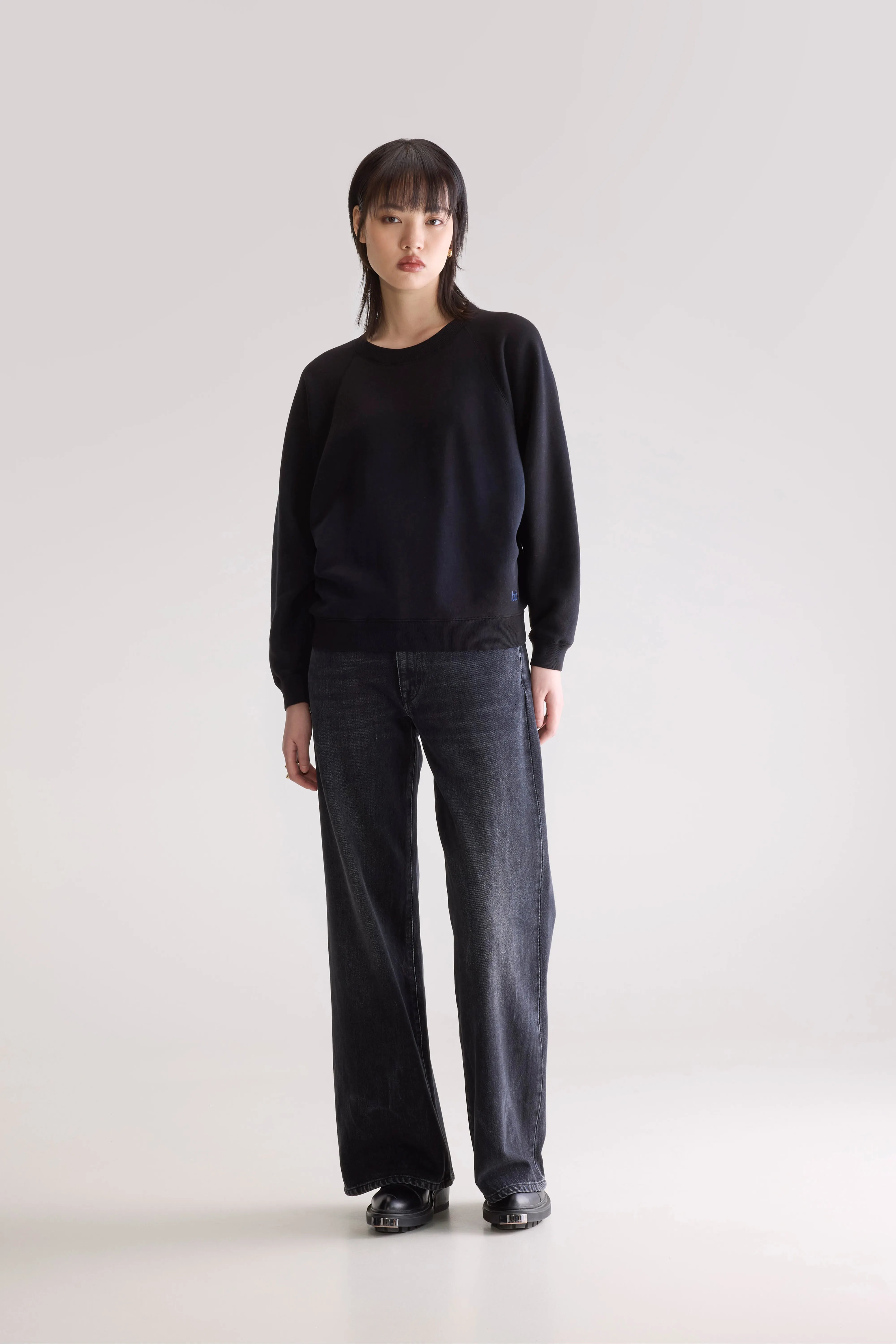 Fella relaxed sweatshirt (252 / W / BLACK BLUE)