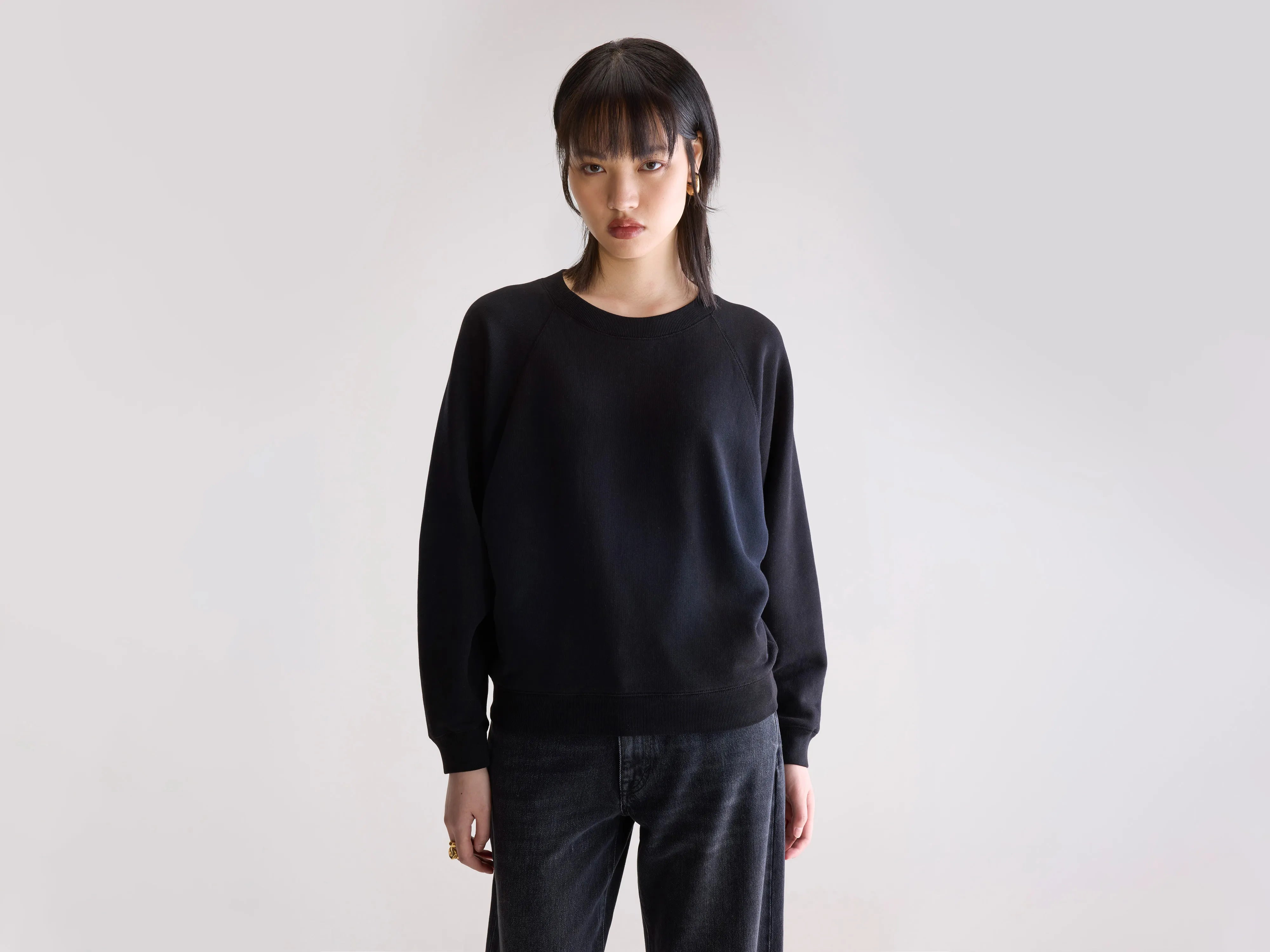 Fella relaxed sweatshirt (252 / W / BLACK BLUE)