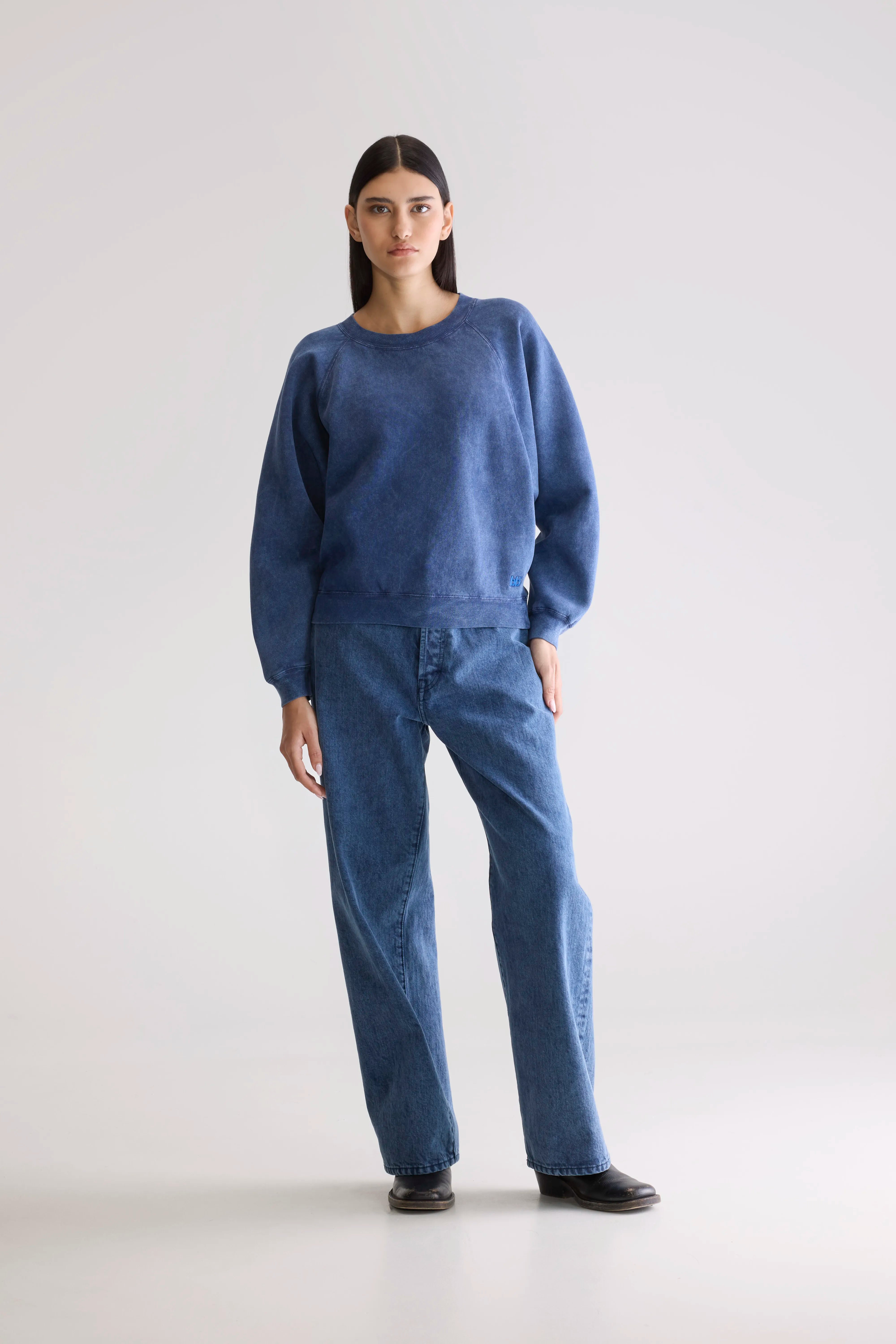 Fella Relaxed Sweatshirt - Blues For Women | Bellerose