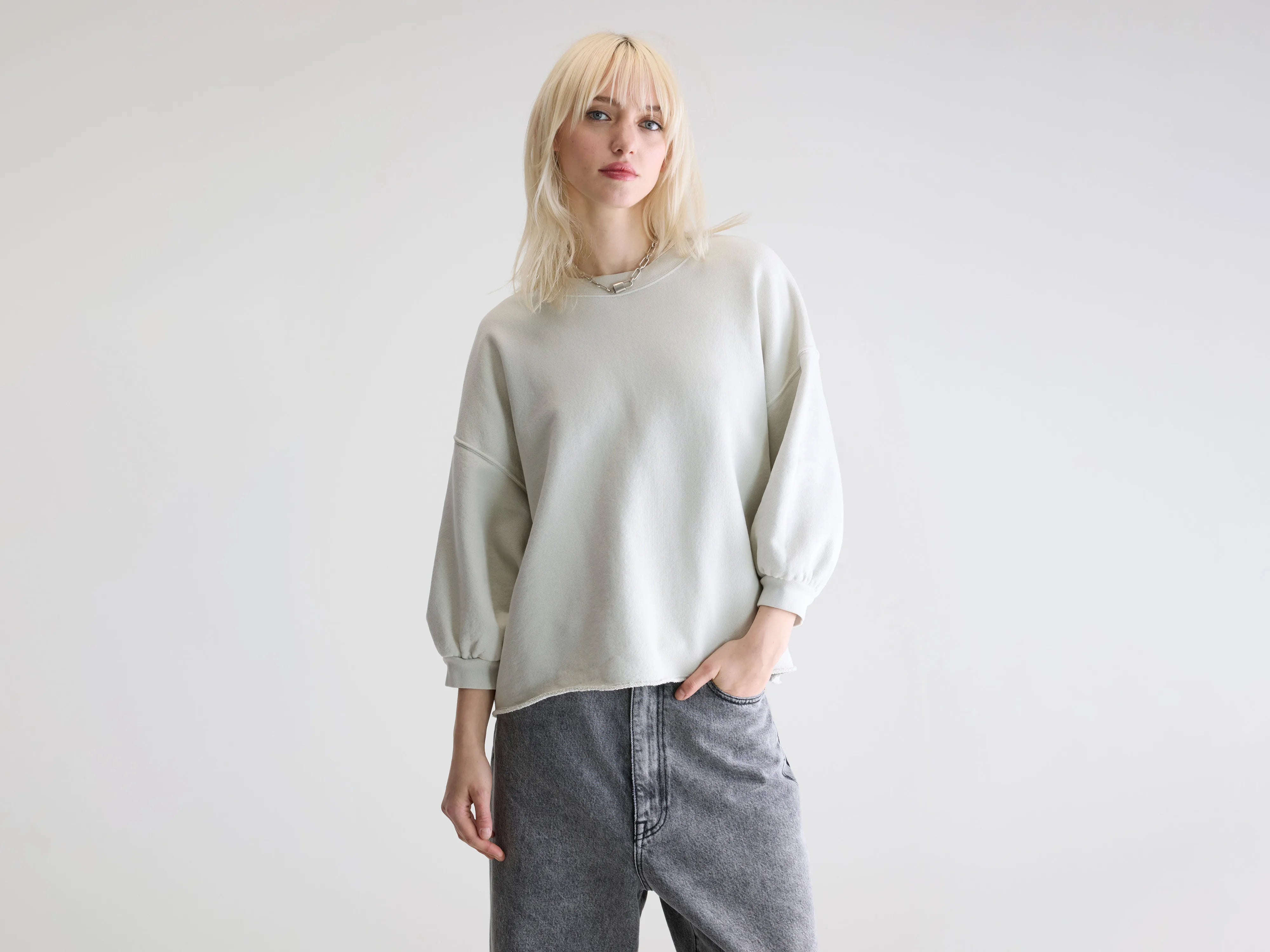 Vicske crewneck sweatshirt (252 / W / NUAGE)