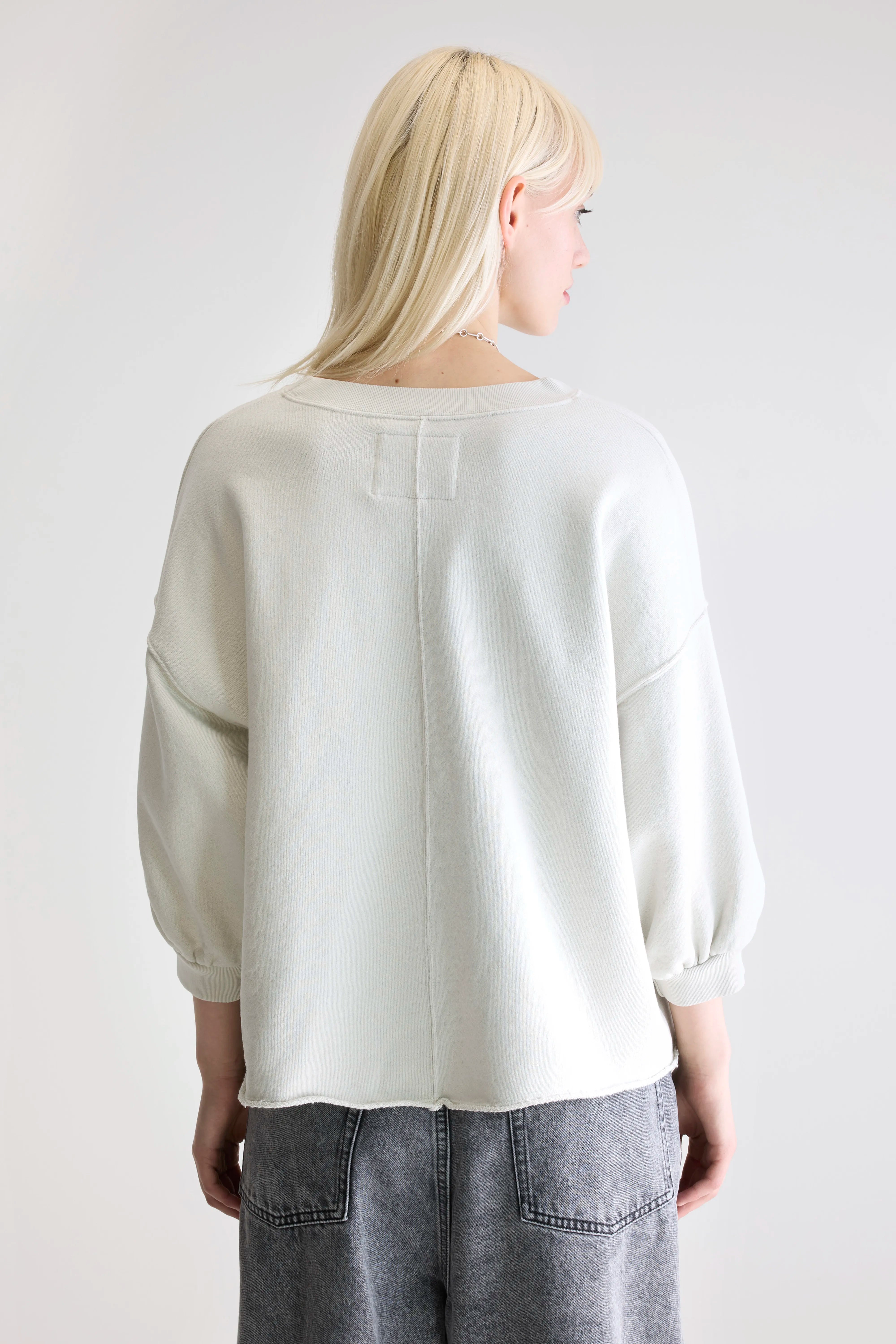 Sweatshirt Col Rond Vicske - Nuage Pour Femme | Bellerose
