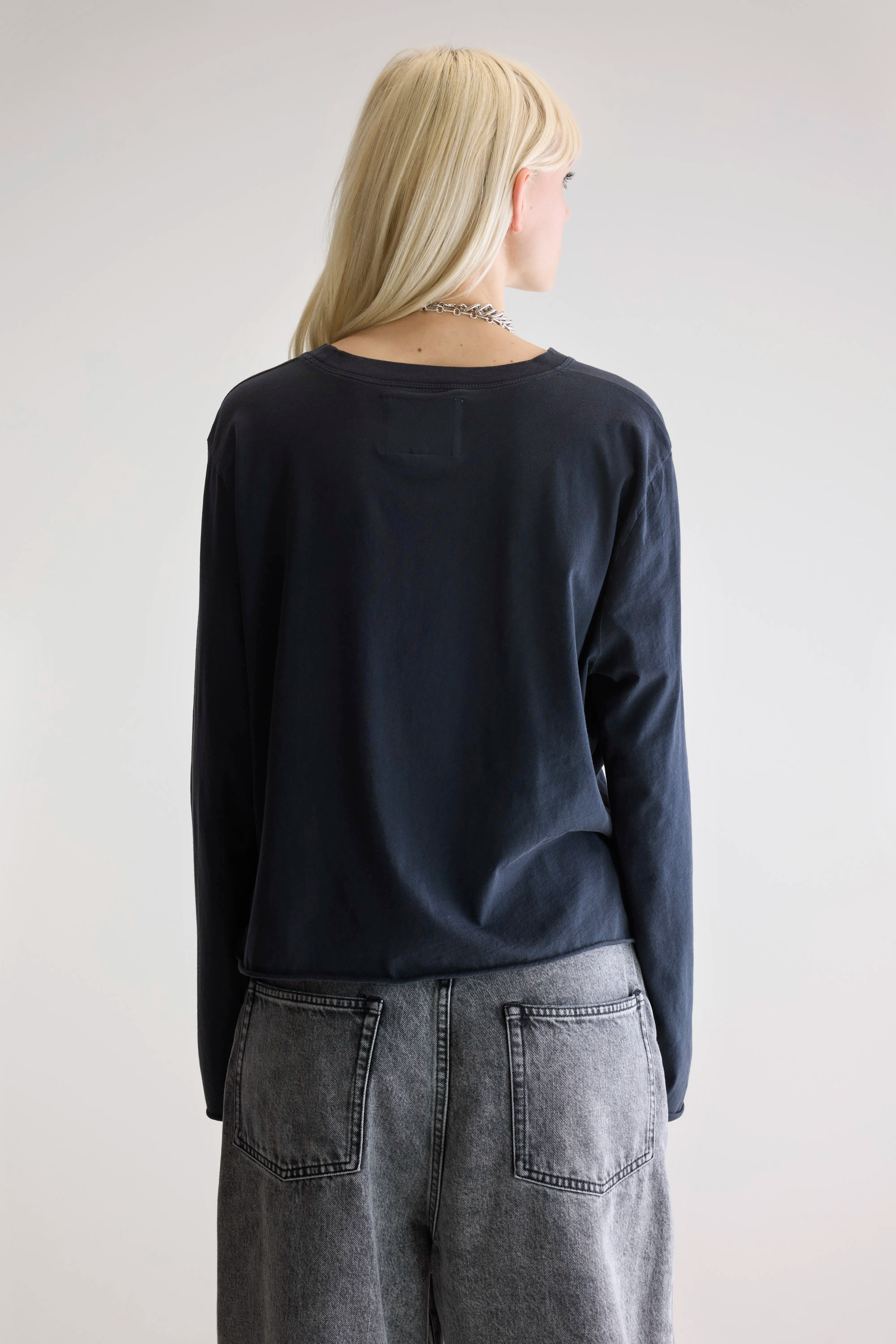 Fercy long-sleeve t-shirt (252 / W / BLACK BLUE)