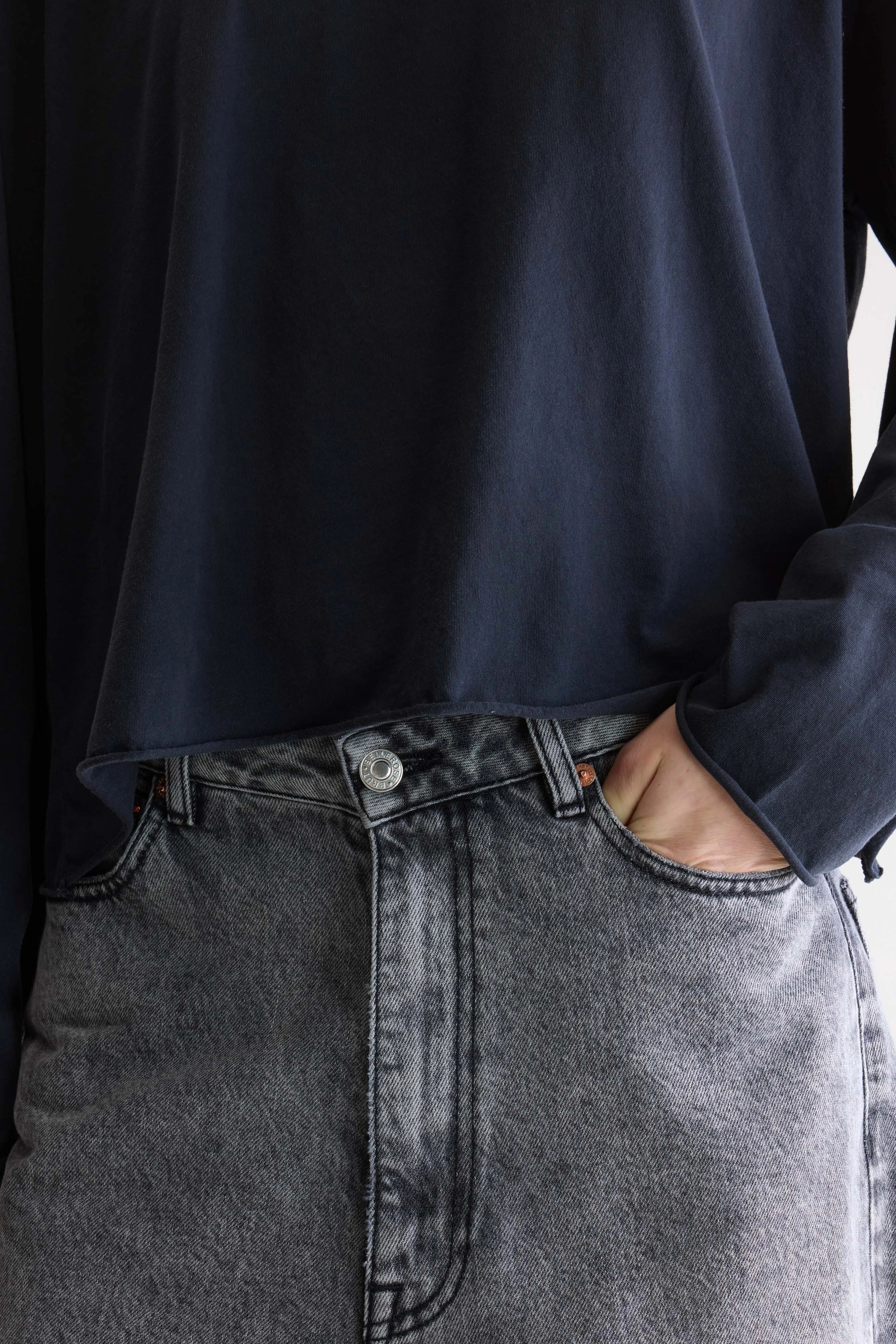 Fercy long-sleeve t-shirt (252 / W / BLACK BLUE)