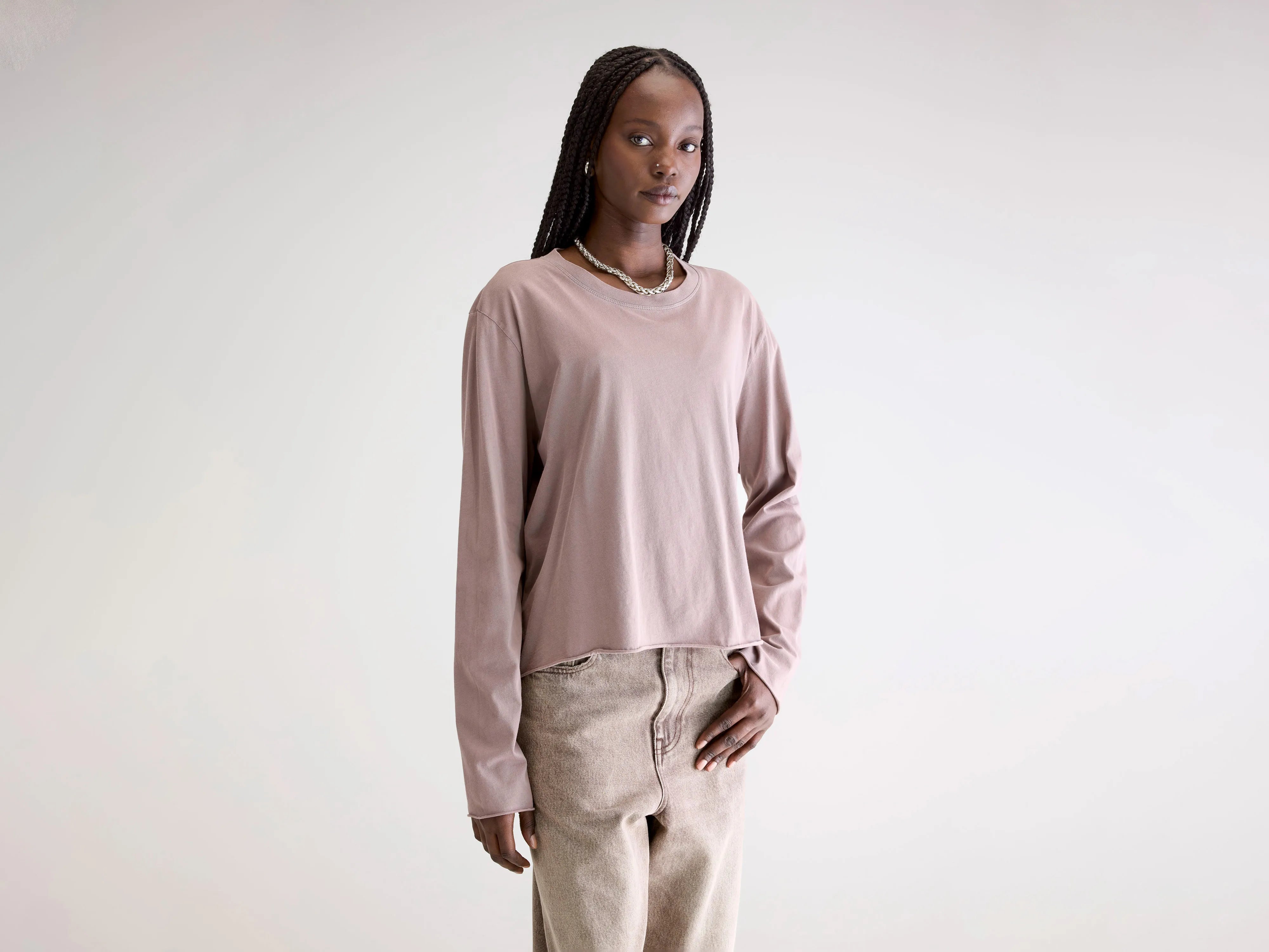 Fercy long-sleeve t-shirt (252 / W / PEEL)