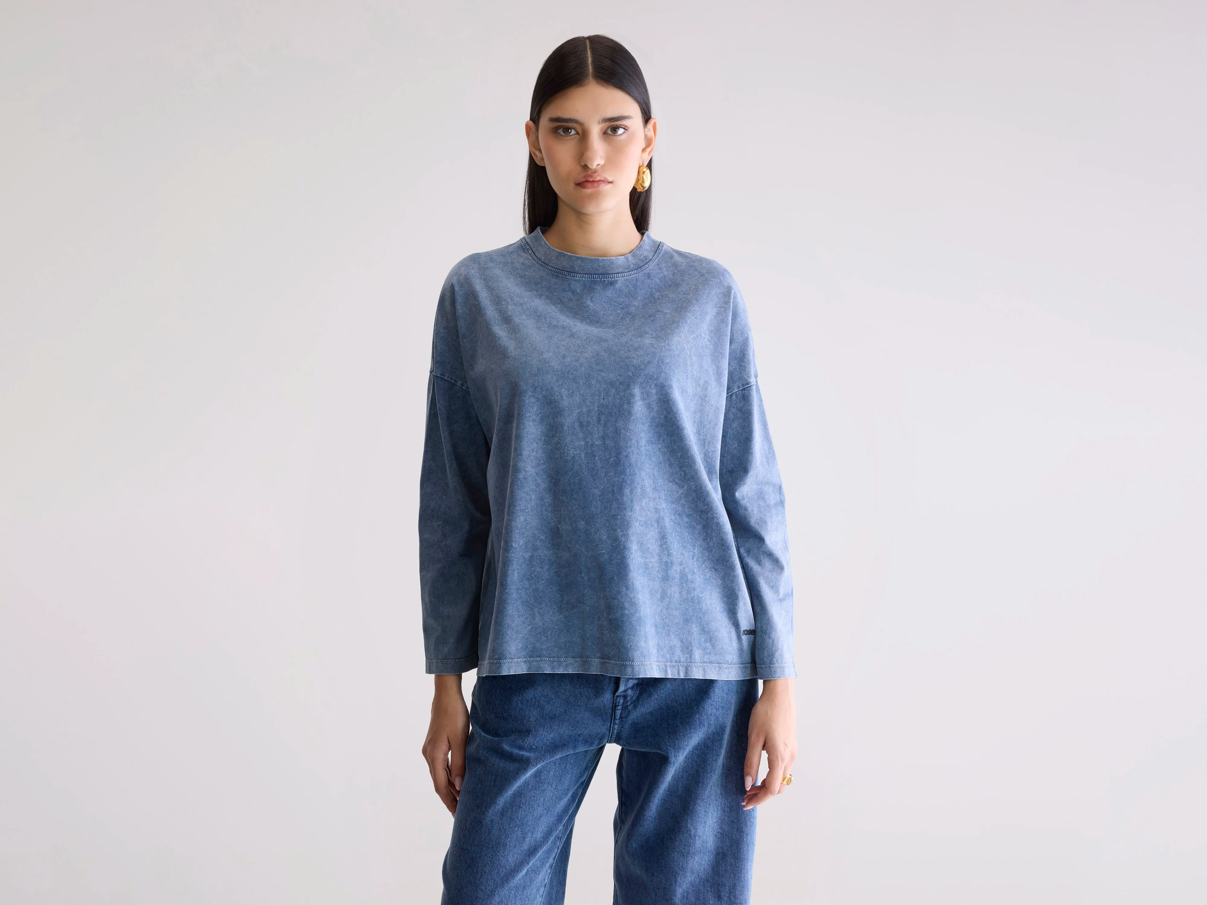 Filio t-shirt lange mouwen (252 / W / BLUE JEANS)