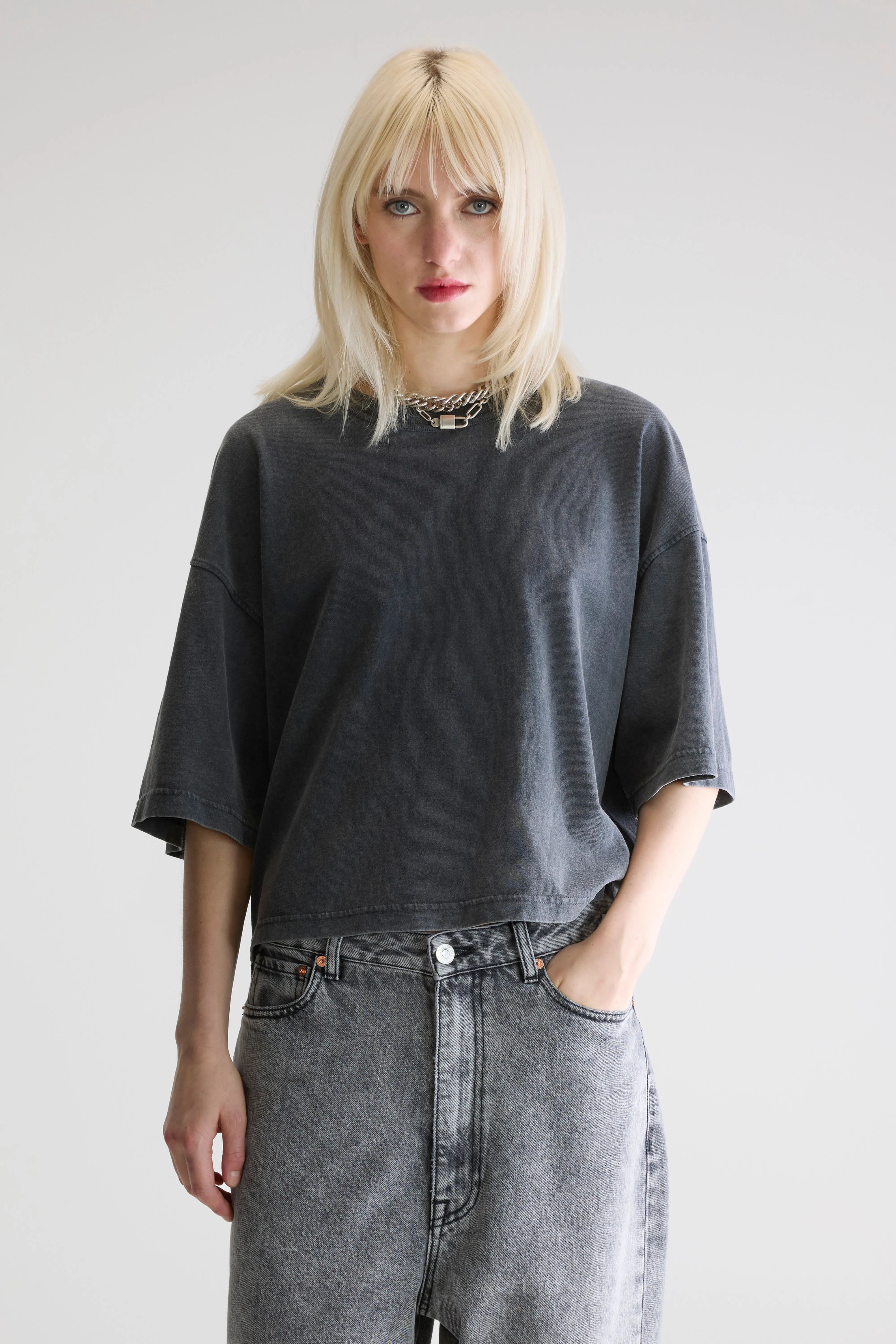 Voss T-shirt Met Korte Mouwen - Black sand Voor Dames | Bellerose