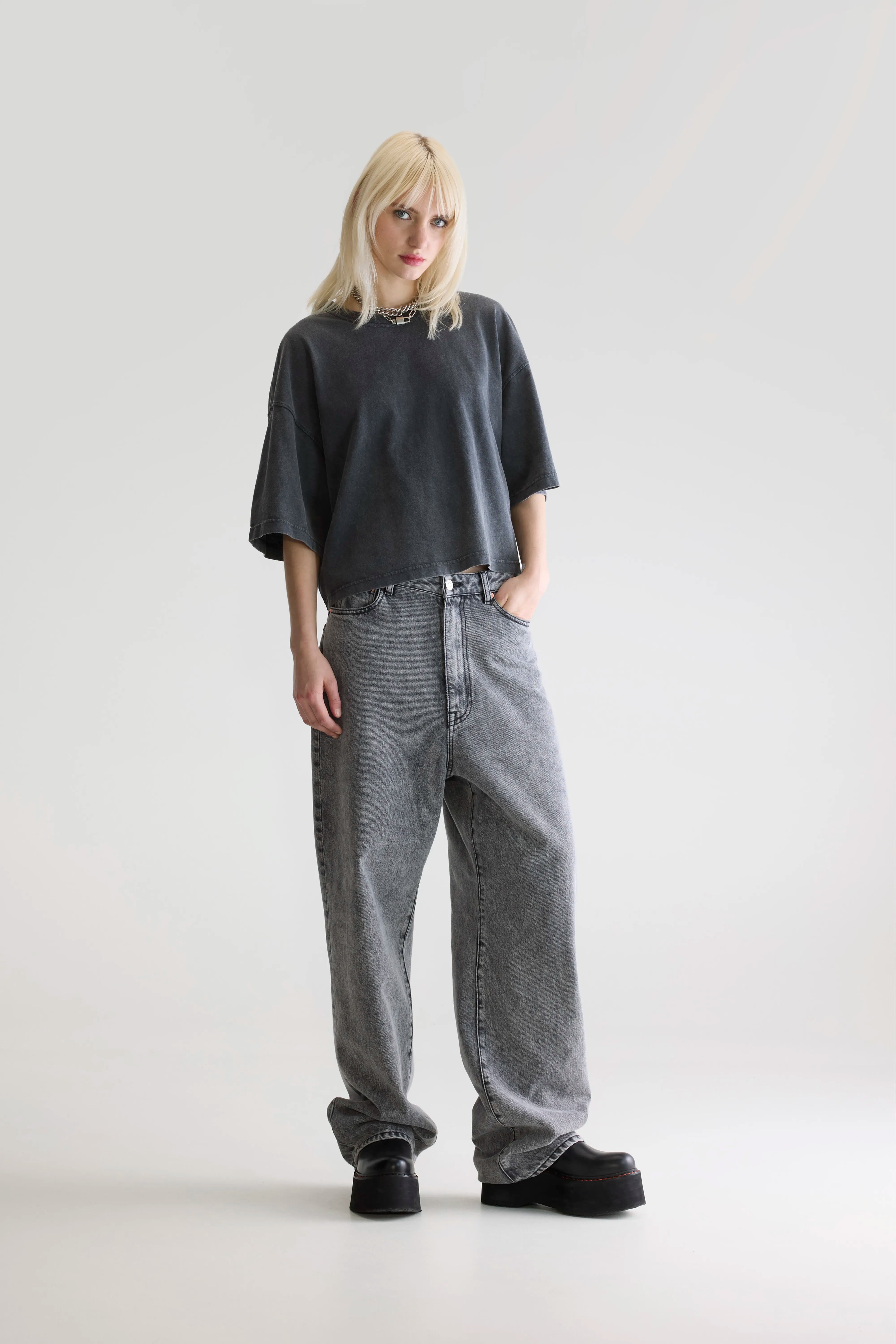 Voss T-shirt Met Korte Mouwen - Black sand Voor Dames | Bellerose